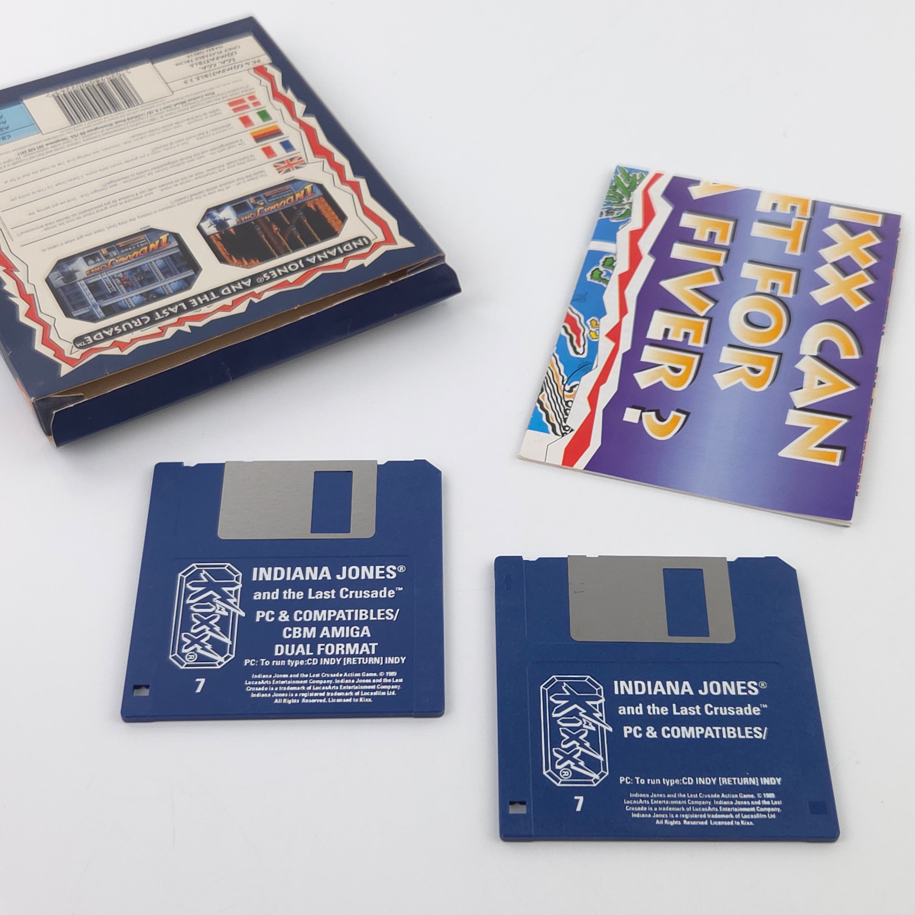 Commodore Amiga Spiel – Indiana Jones Last Crusade OVP