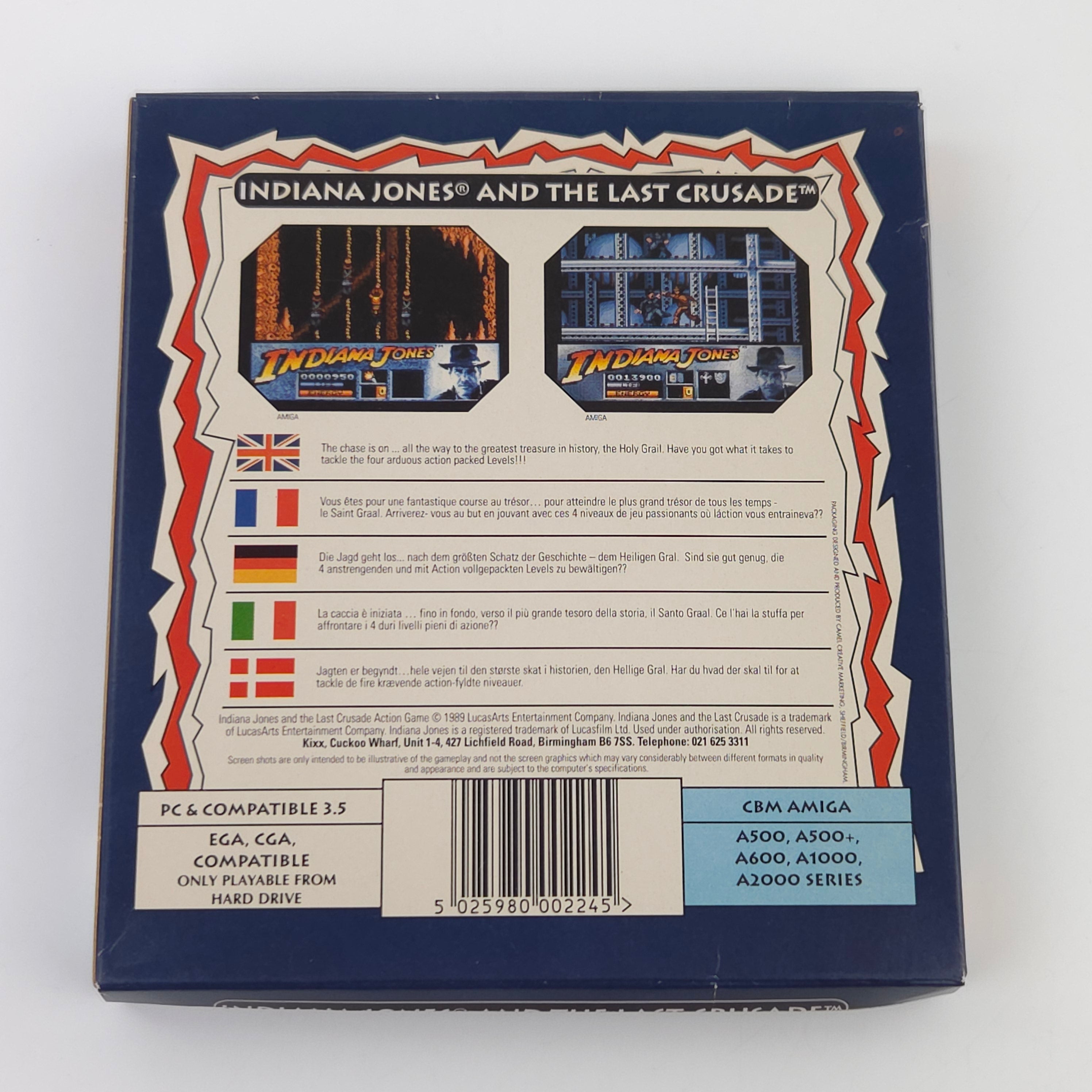 Commodore Amiga Spiel – Indiana Jones Last Crusade OVP