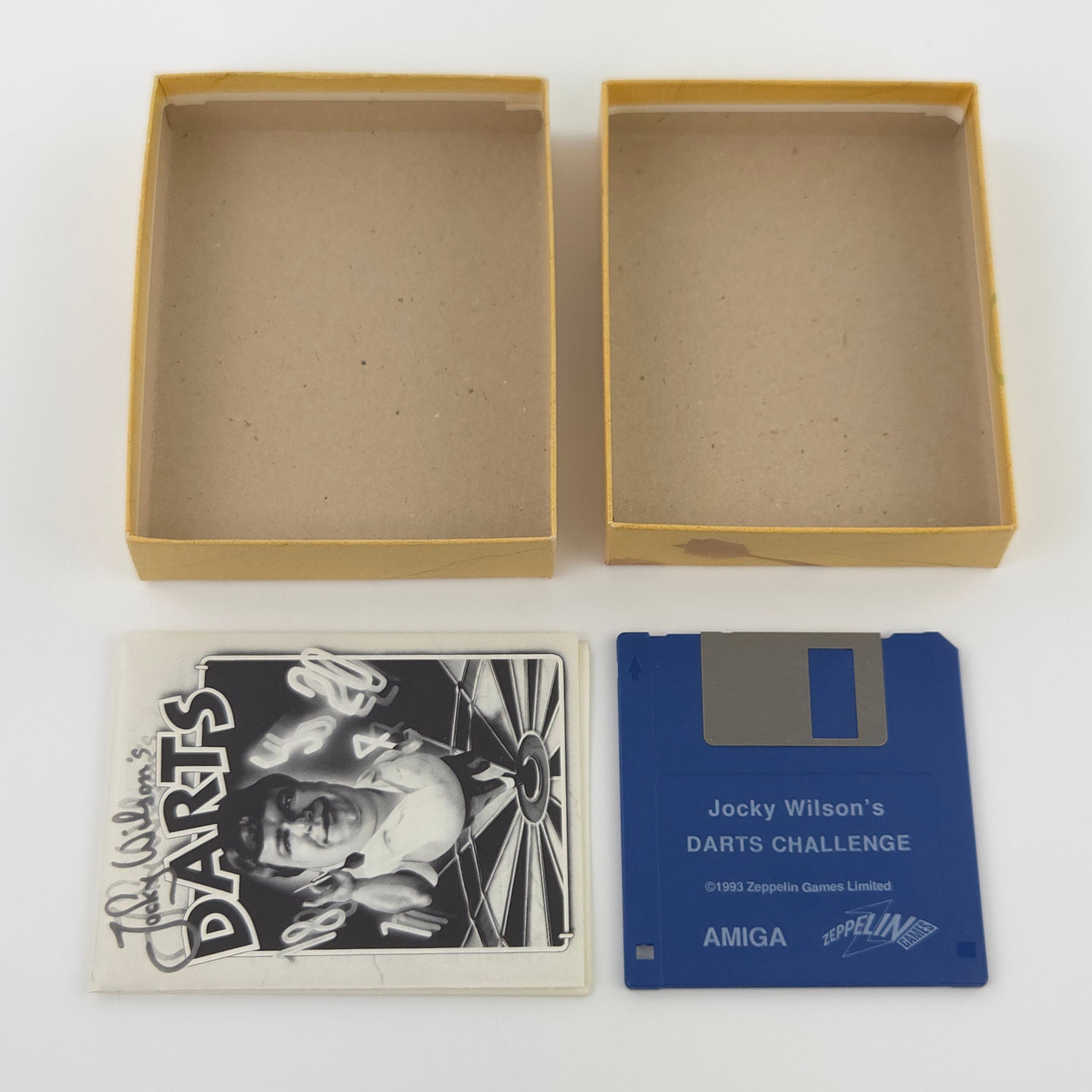 Commodore Amiga Spiel – Jocky Wilsons Darts Challenge OVP
