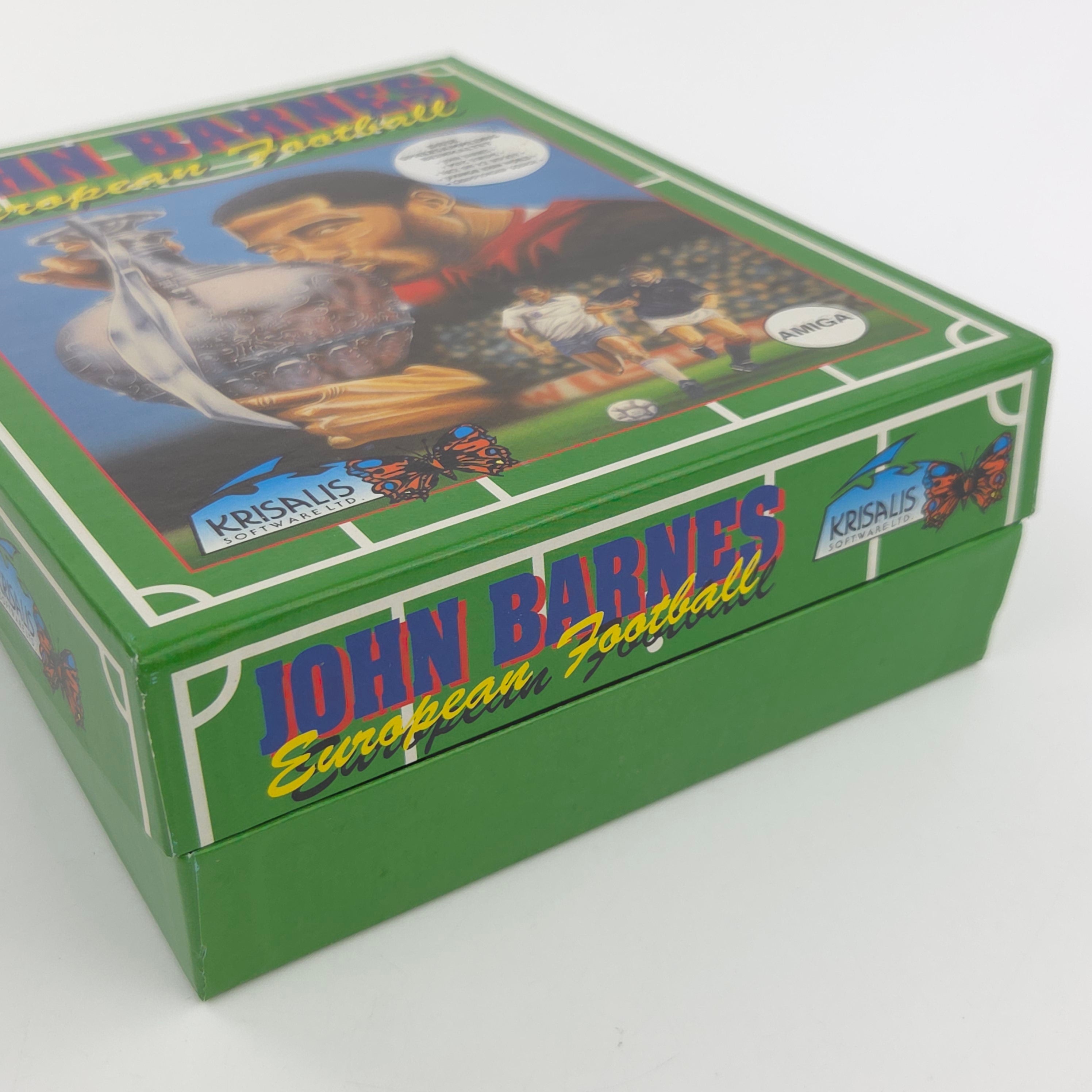 Amiga Spiel John Barnes European Football Big Box OVP