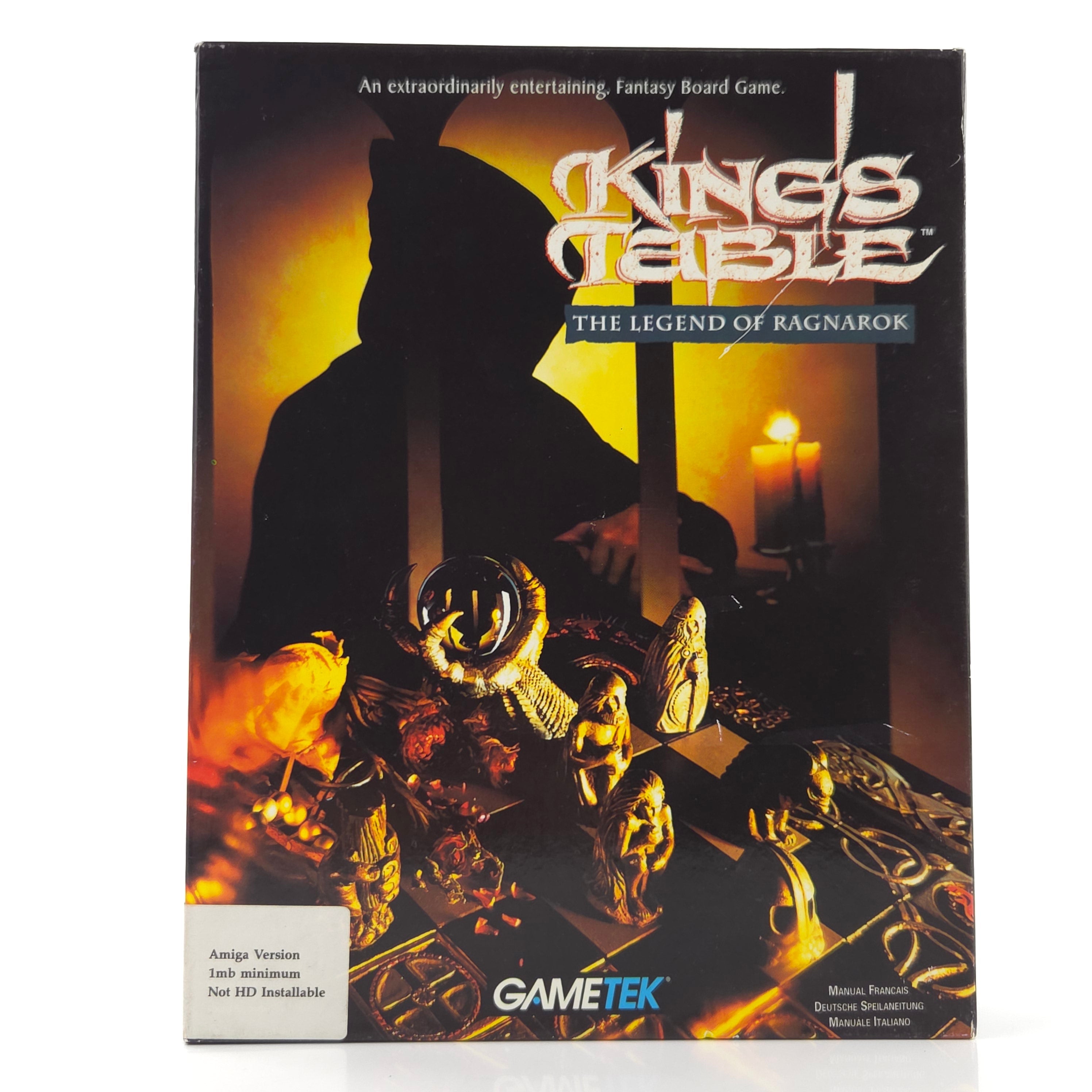 Amiga Spiel King´s Table Big Box OVP PAL Gametek Disk