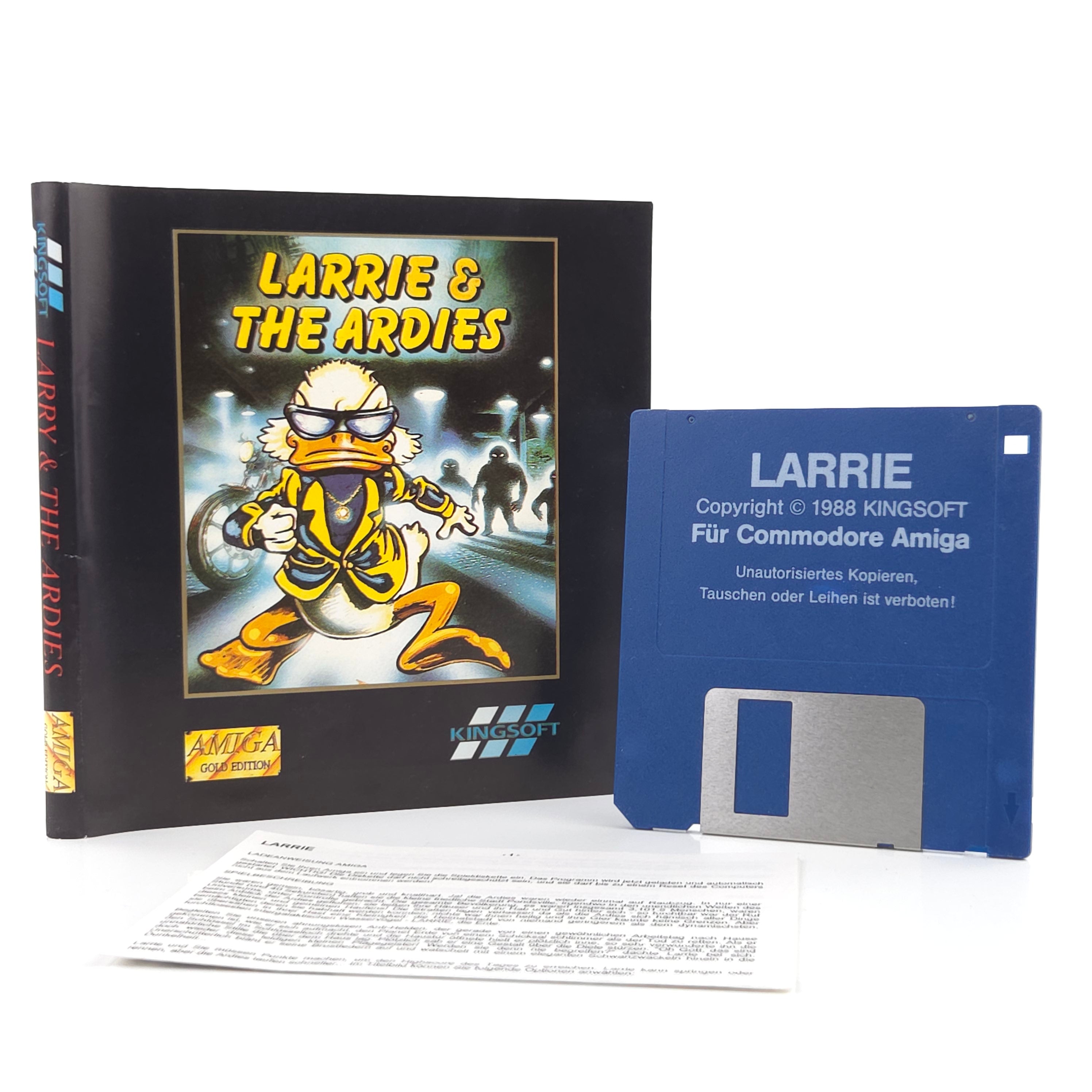 Amiga Spiel Larrie and the Ardies Kingsoft Disk PAL