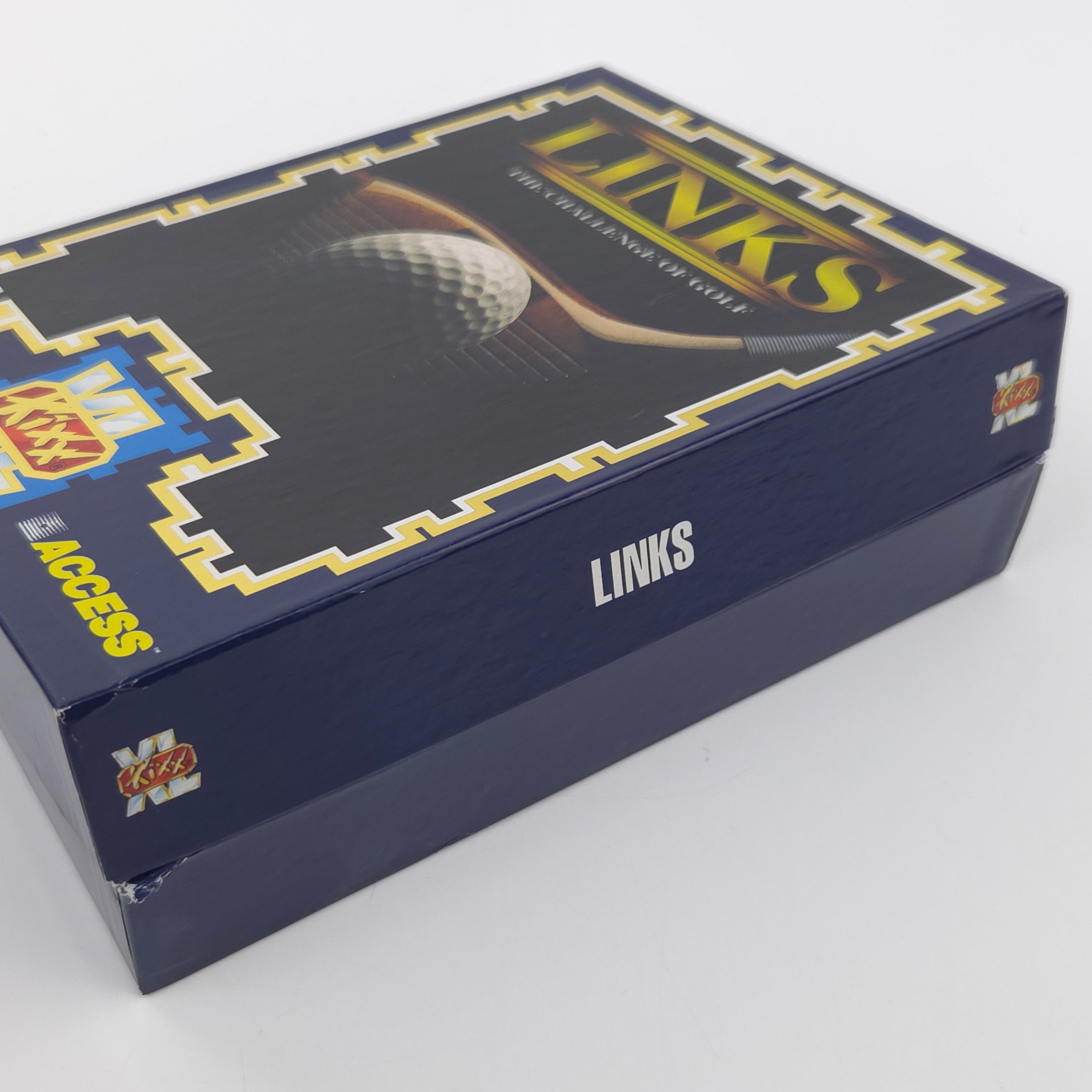 Amiga Spiel LINKS Challenge of Golf Big Box OVP PAL KIXX