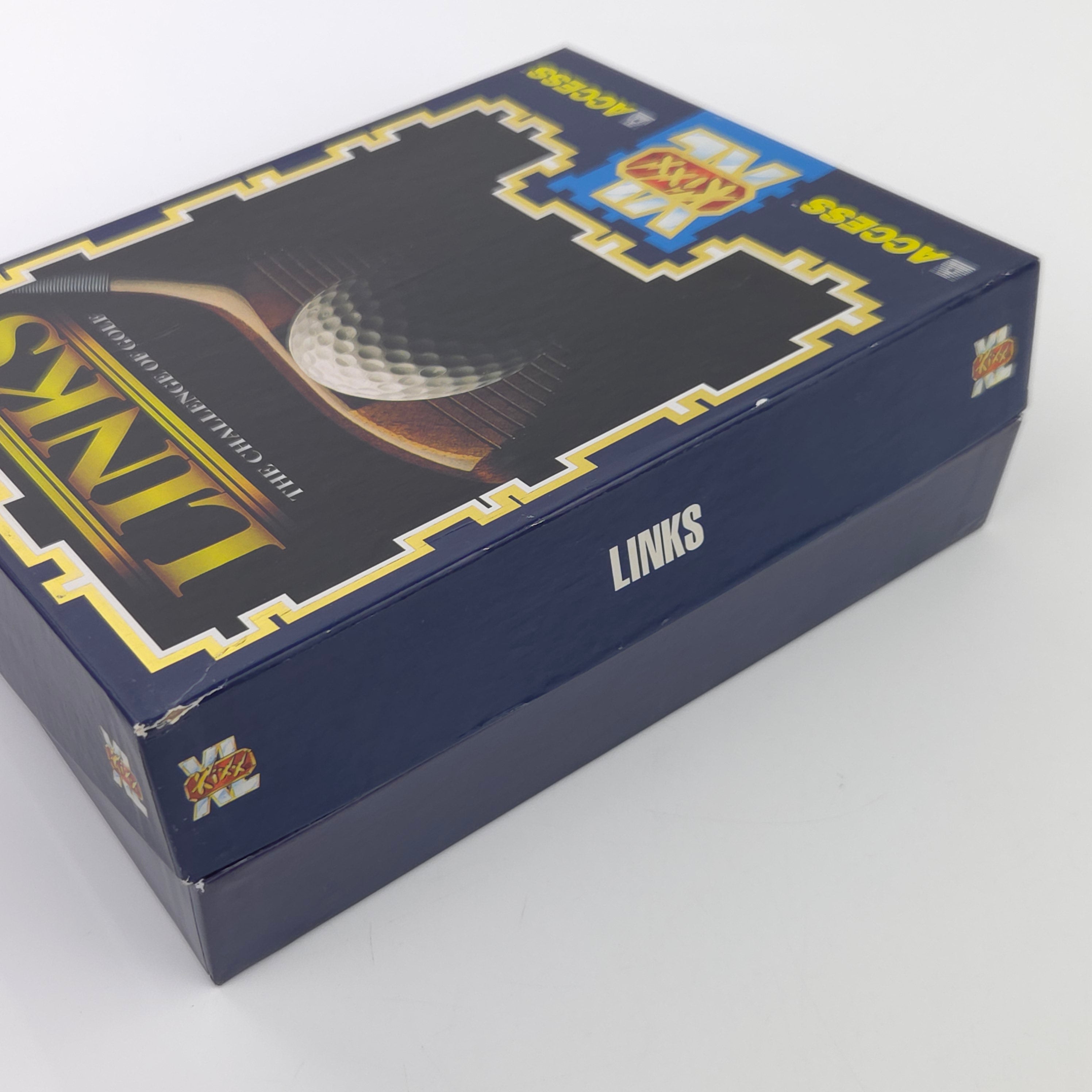 Amiga Spiel LINKS Challenge of Golf Big Box OVP PAL KIXX