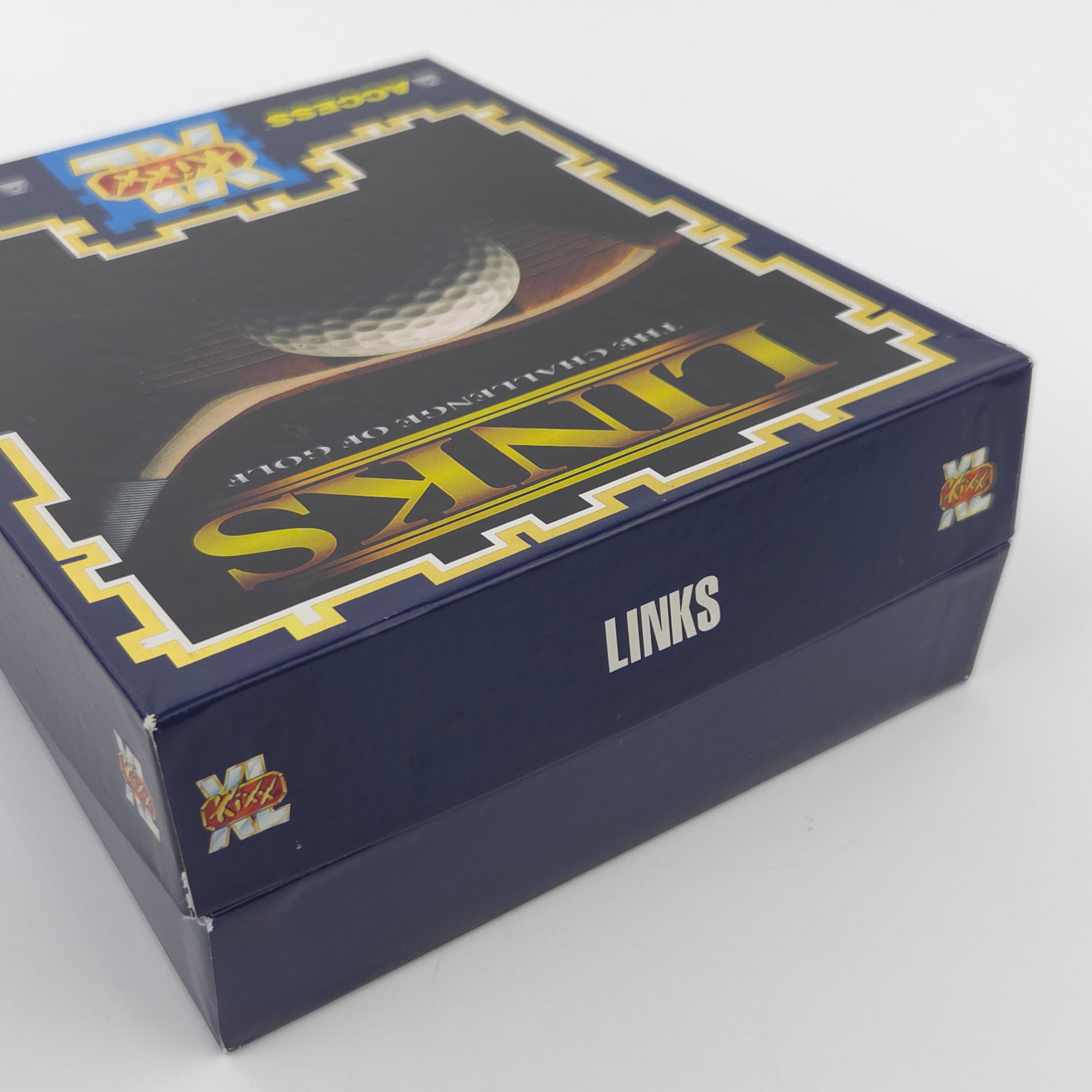 Amiga Spiel LINKS Challenge of Golf Big Box OVP PAL KIXX