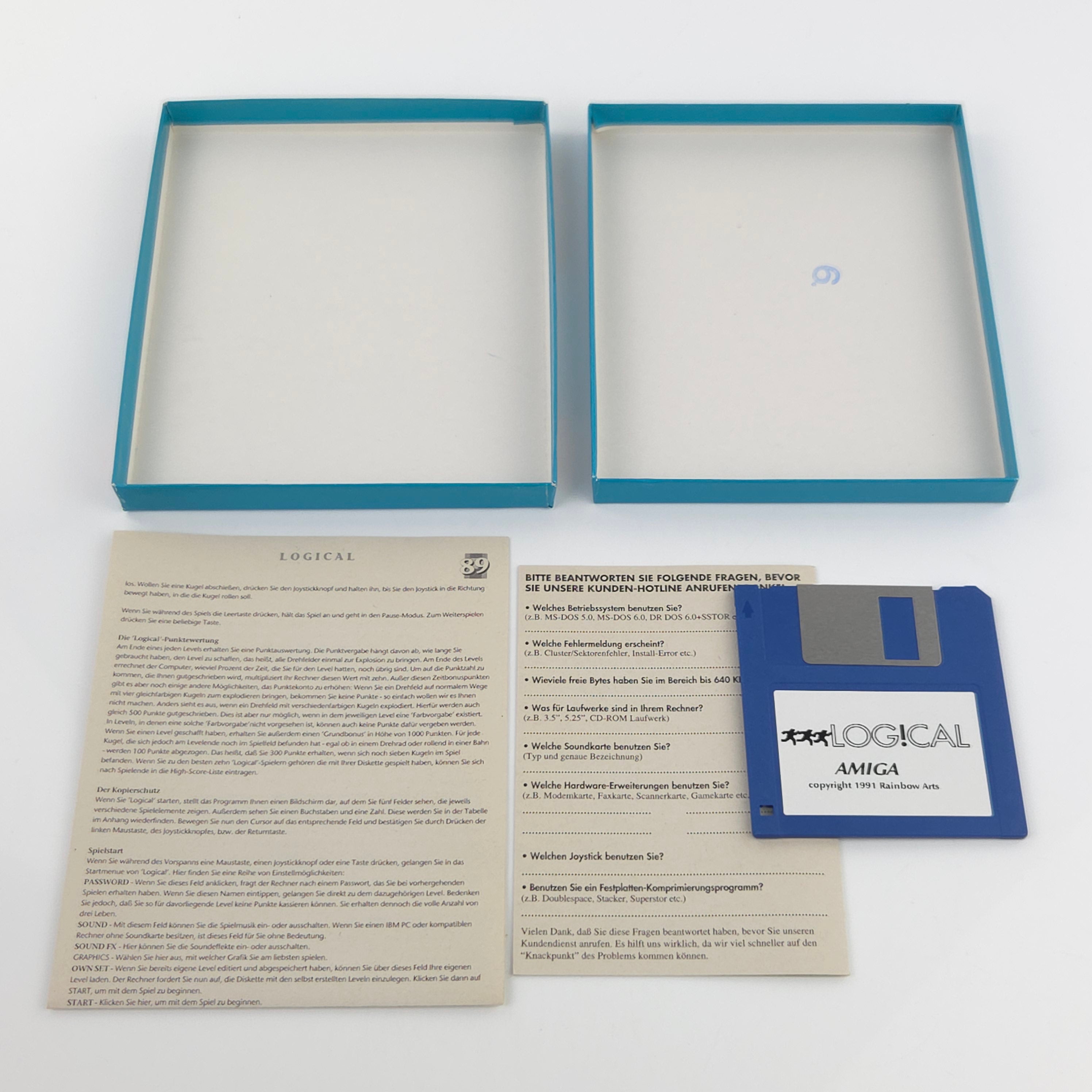 Commodore Amiga Spiel – Logical (OVP PAL)