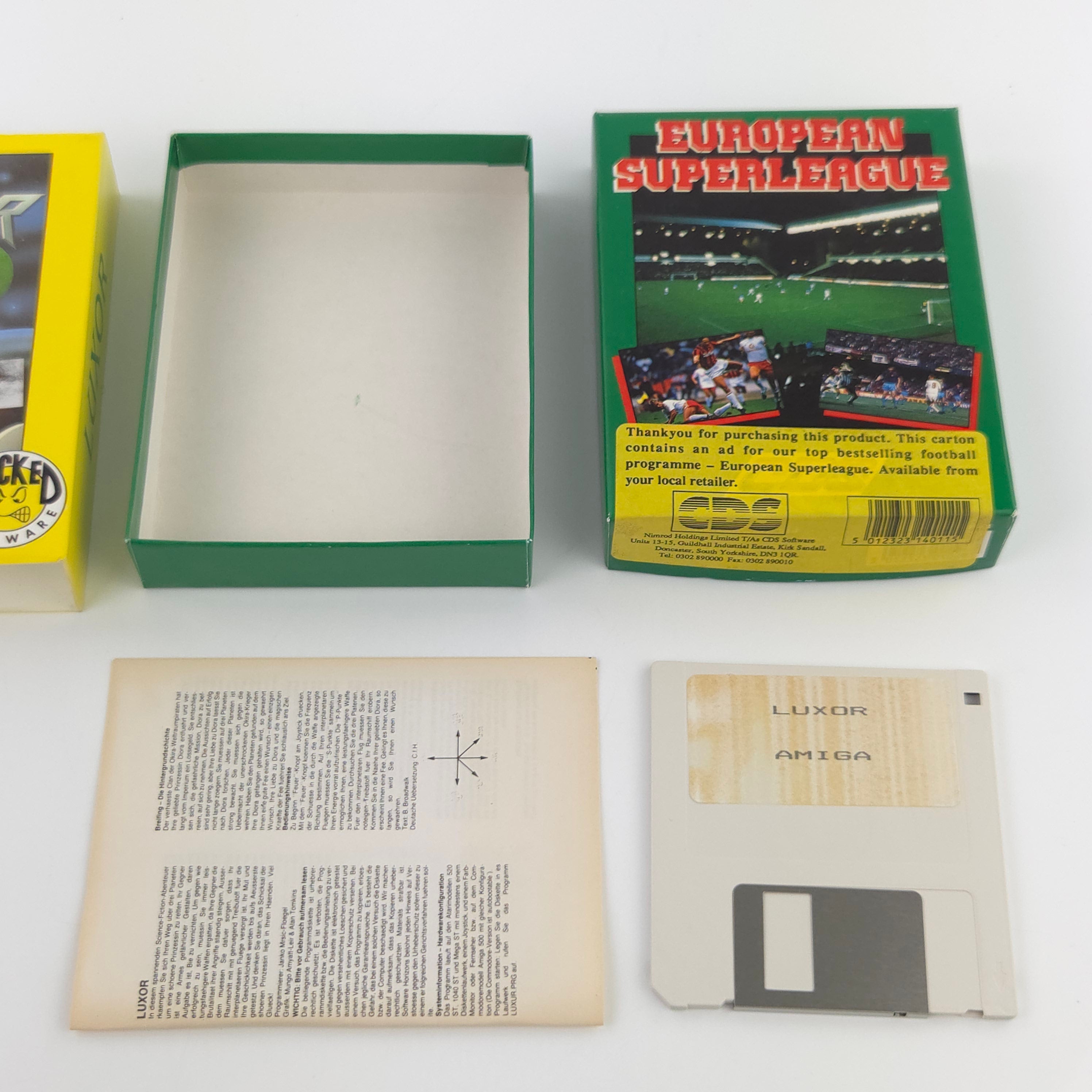 Commodore Amiga Spiel – Luxor Wicked Software OVP