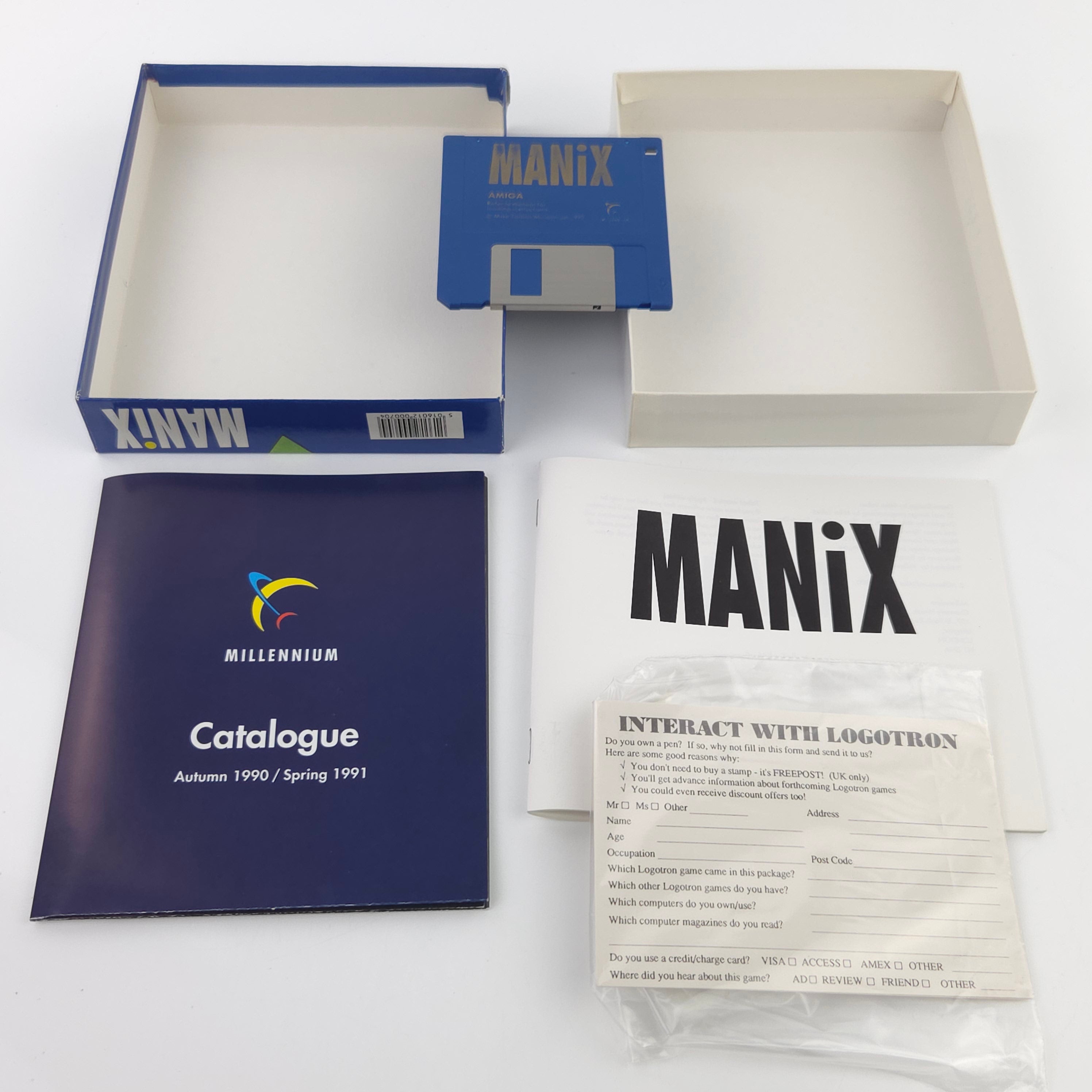 Commodore Amiga Spiel – Manix (OVP CIB PAL)