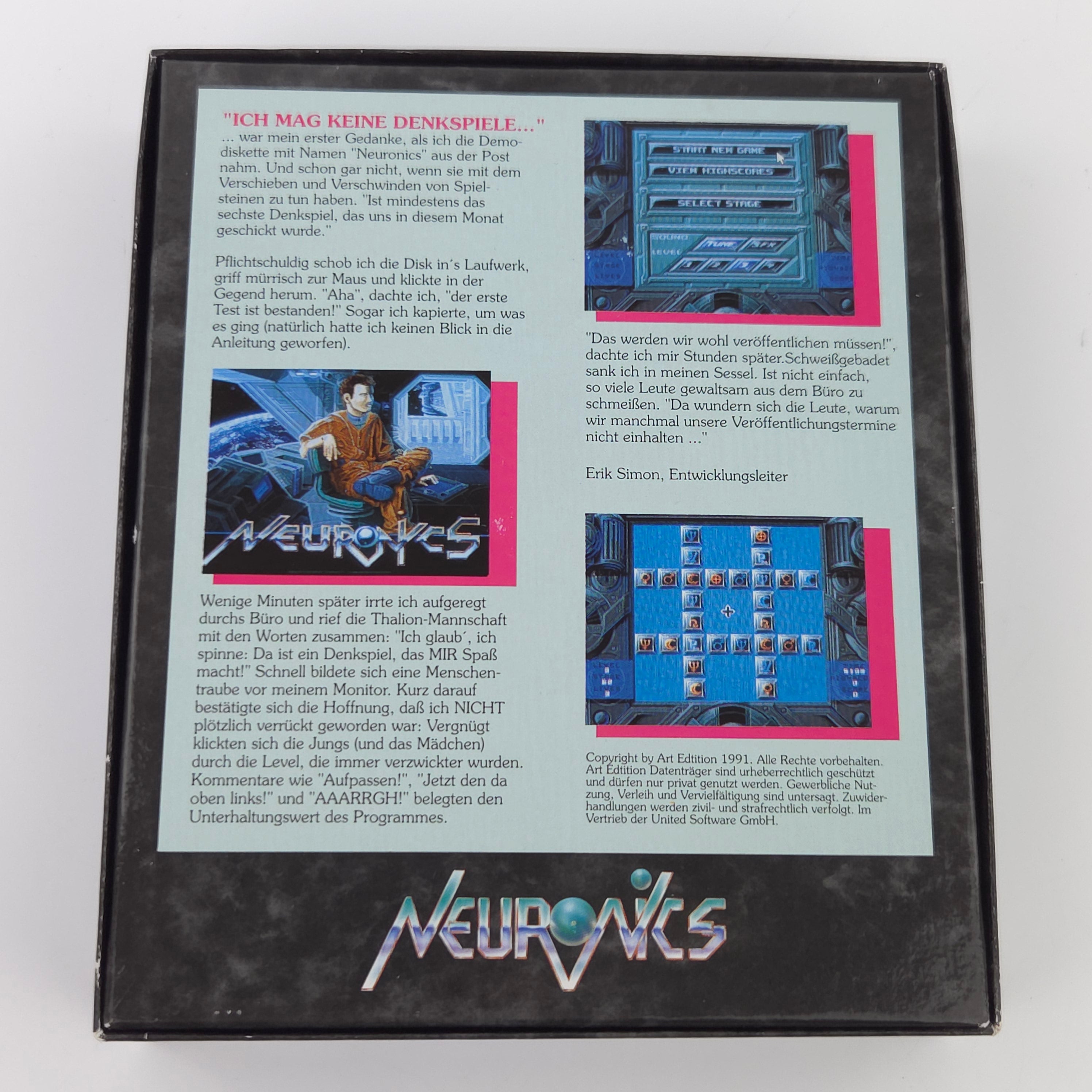 Commodore Amiga Spiel – Neuronics (OVP PAL)