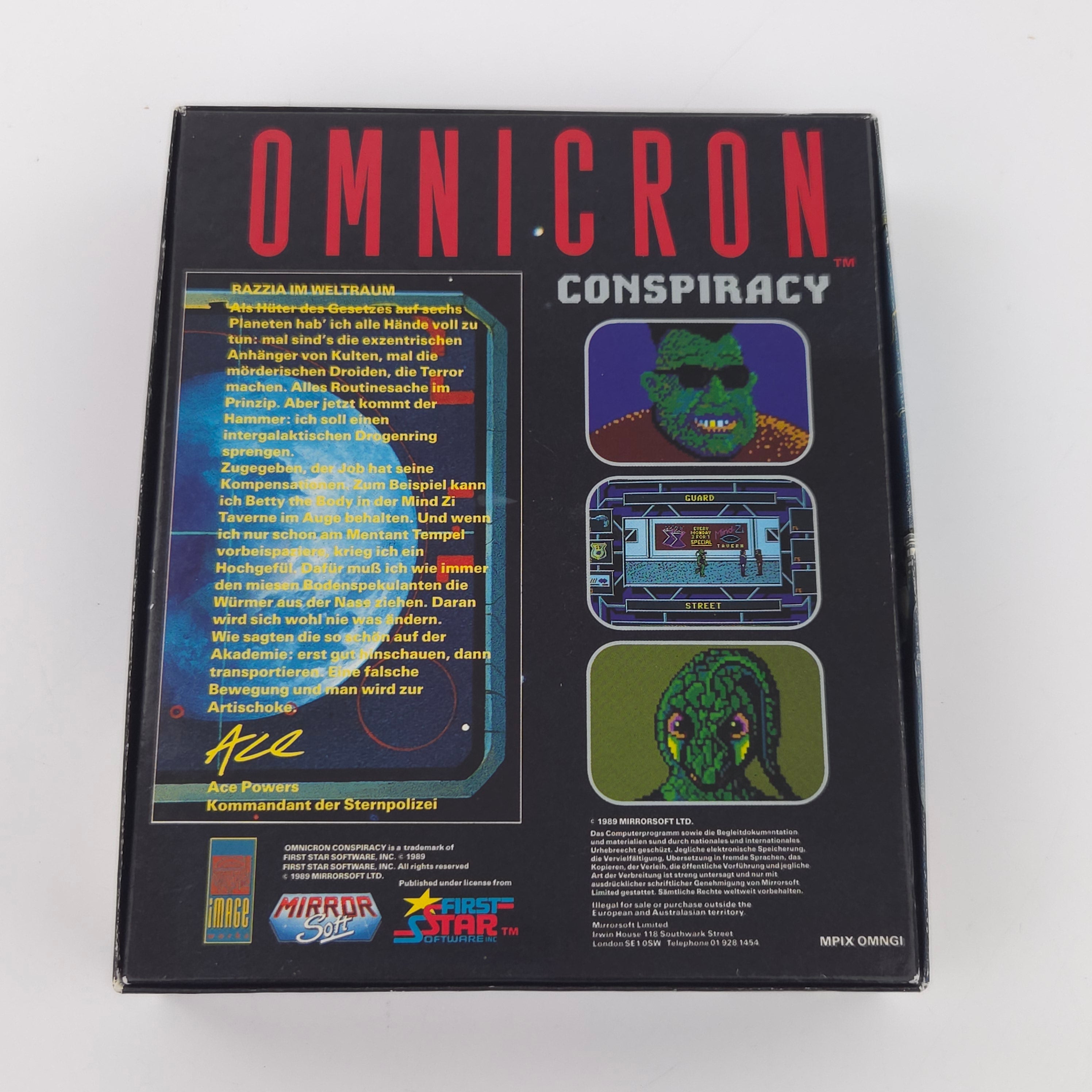 Commodore Amiga Spiel – Omnicron Conspiracy (OVP)