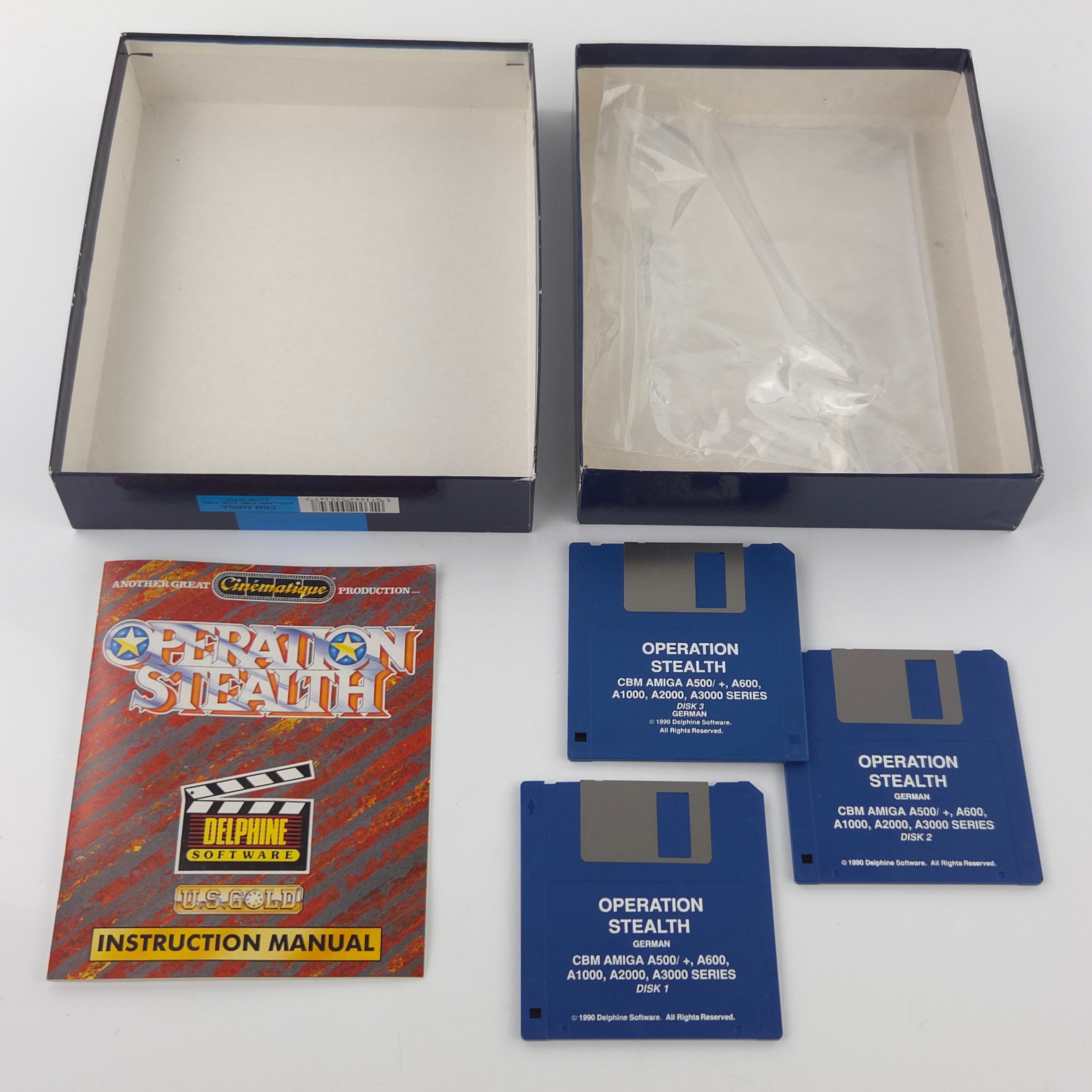 Amiga Spiel Operation Stealth Big Box OVP XL Kixx PAL