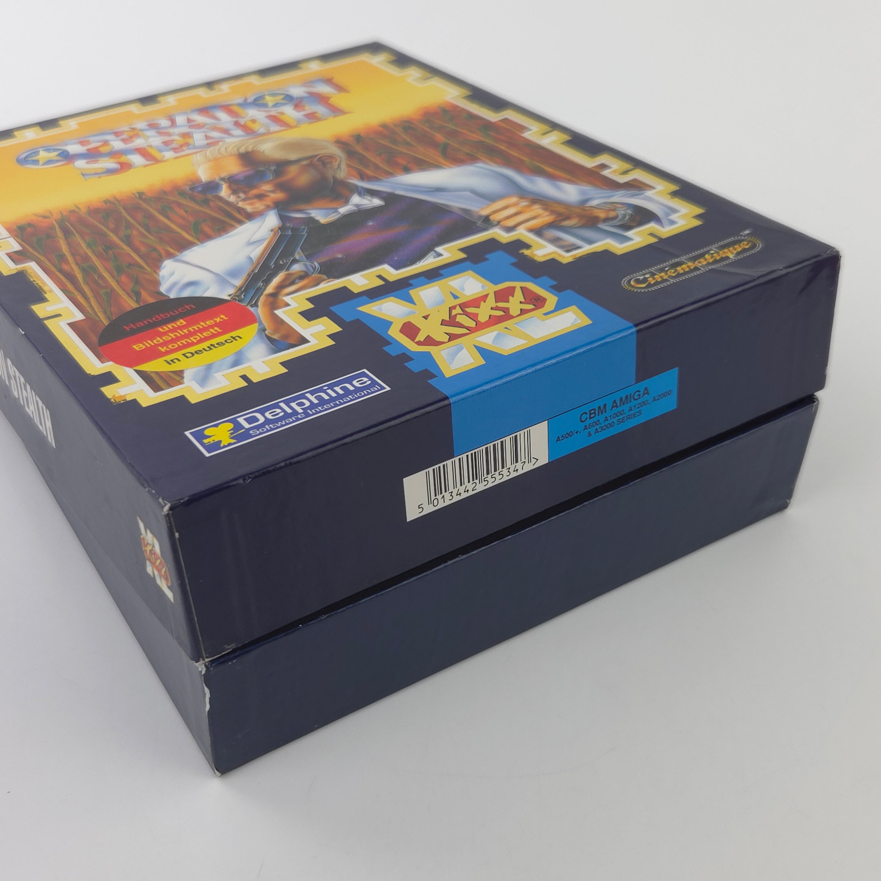 Amiga Spiel Operation Stealth Big Box OVP XL Kixx PAL