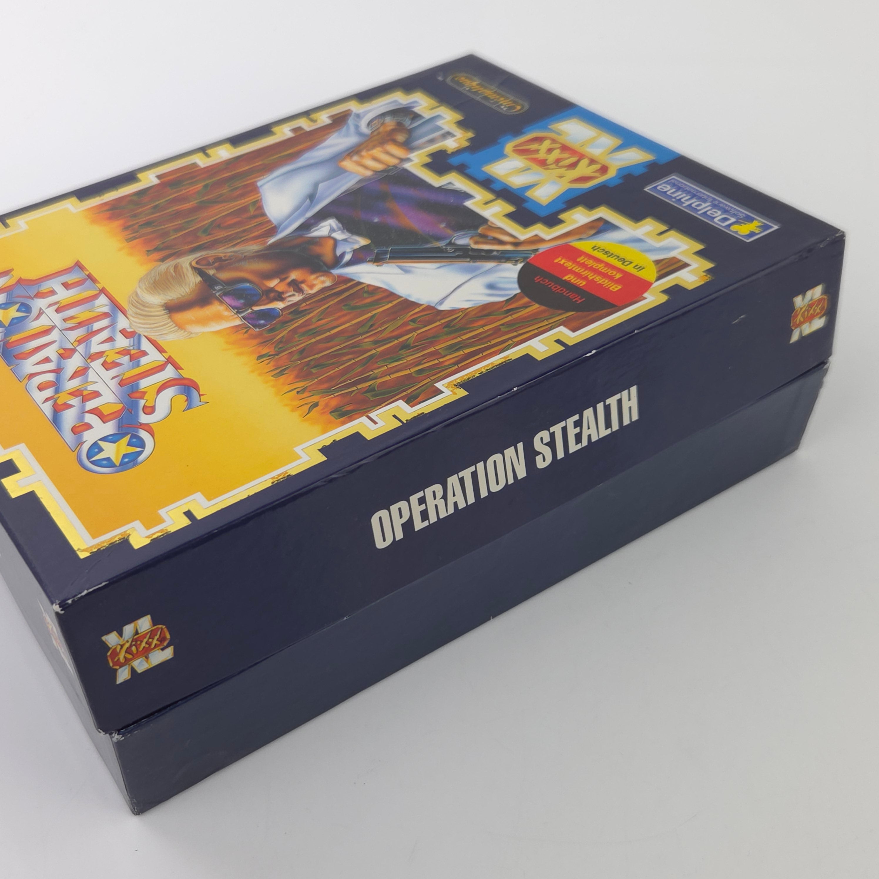 Amiga Spiel Operation Stealth Big Box OVP XL Kixx PAL