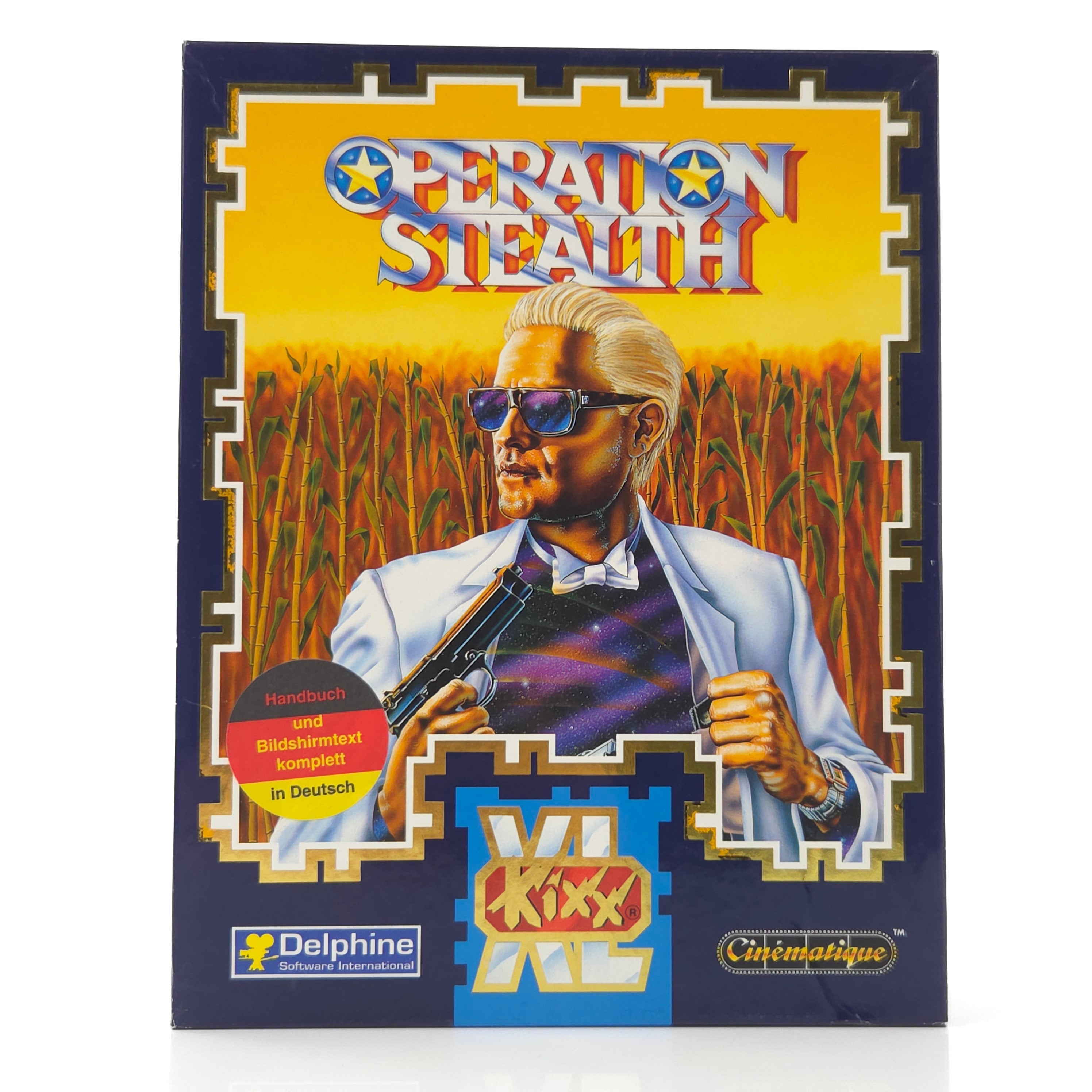 Amiga Spiel Operation Stealth Big Box OVP XL Kixx PAL