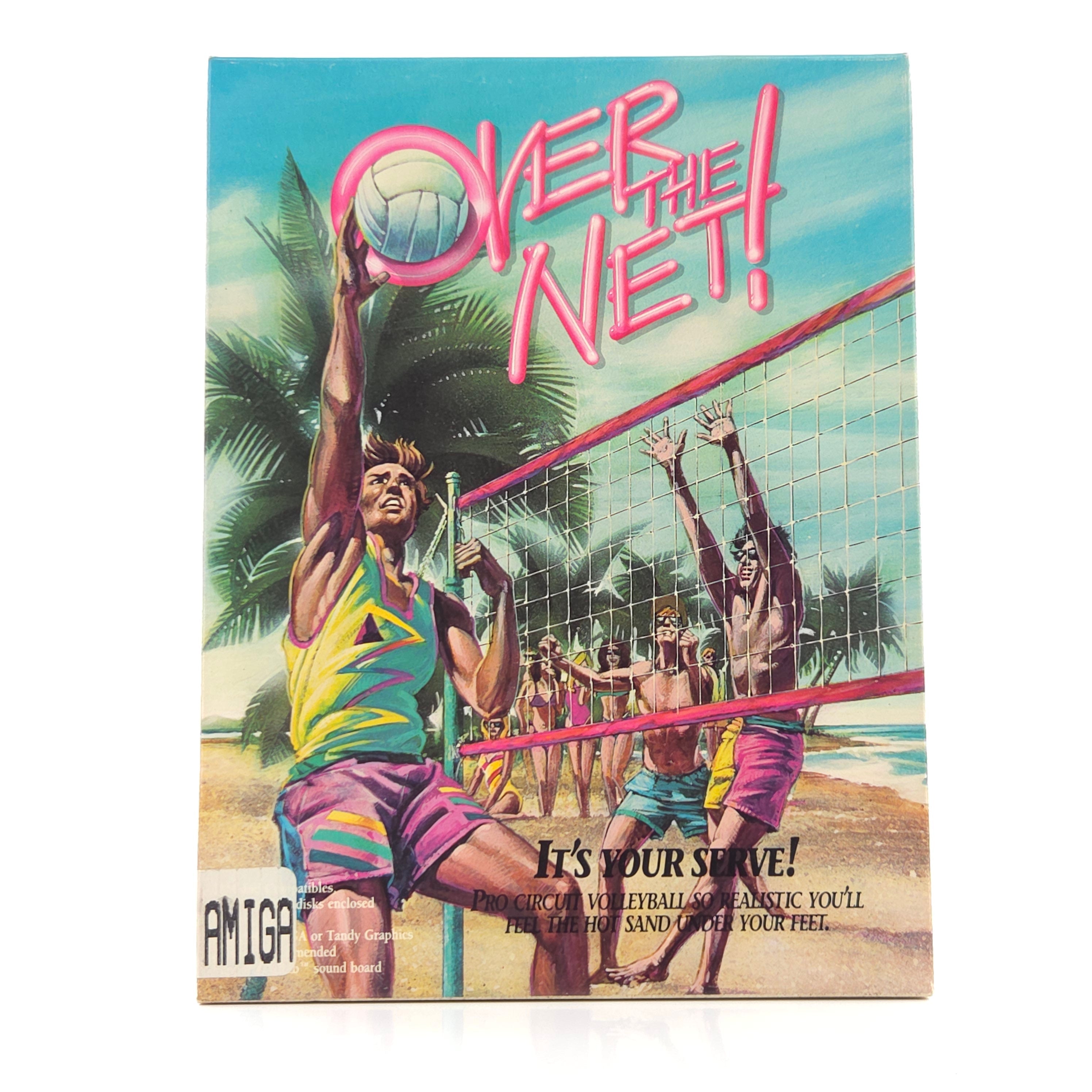 Amiga Spiel Over the Net Big Box OVP PAL Genias 1991