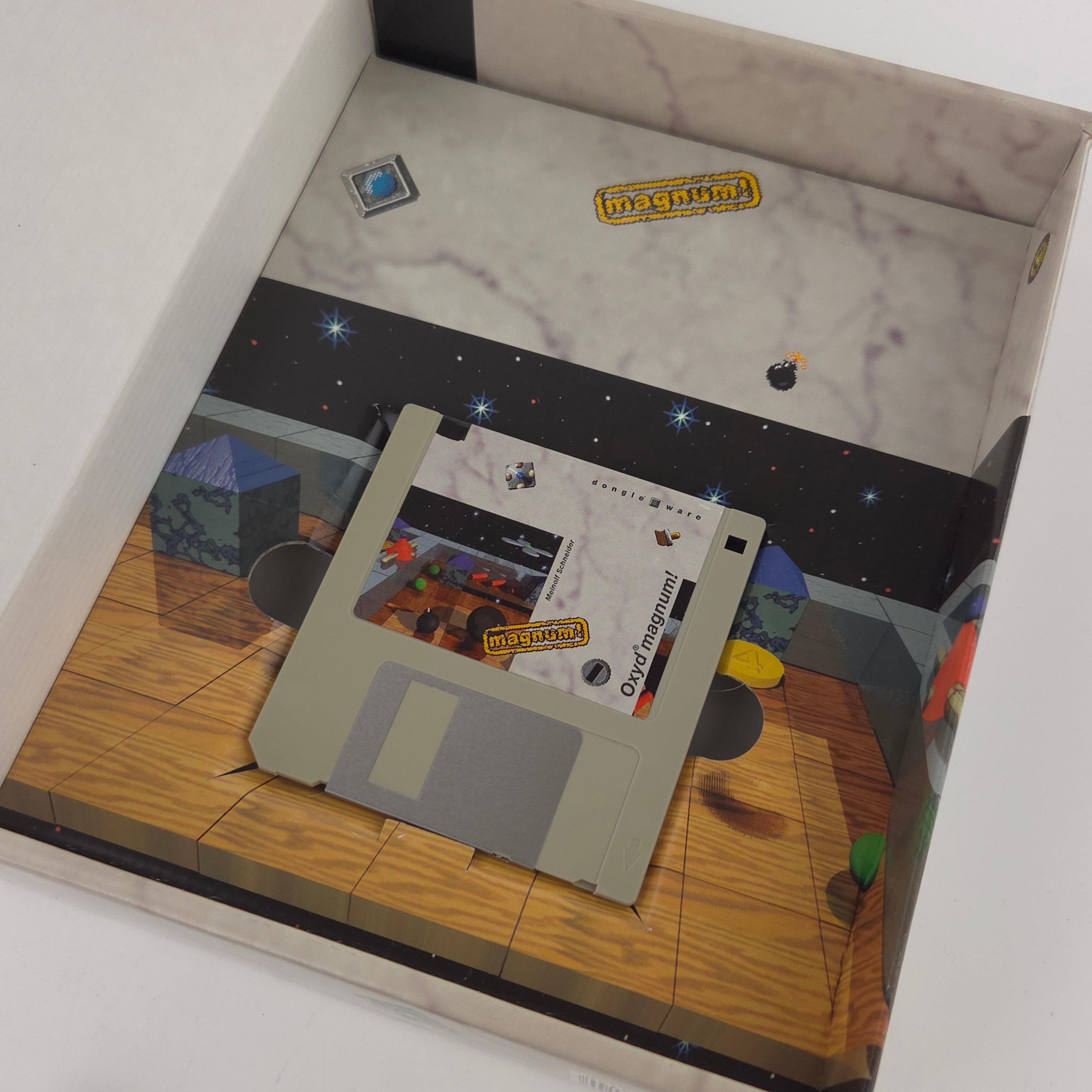 Amiga Spiel Oxyd Magnum CBM PAL Big Box OVP Diskette