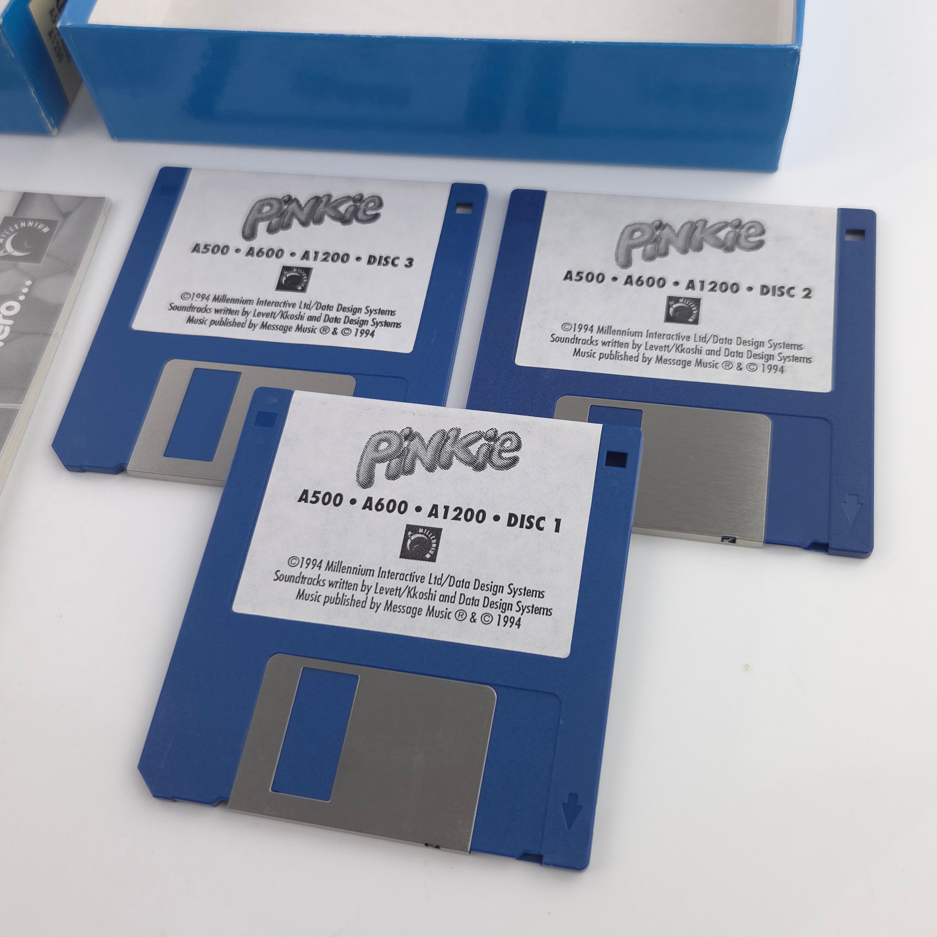 Commodore Amiga Spiel Pinkie Big Box OVP PAL Millenium