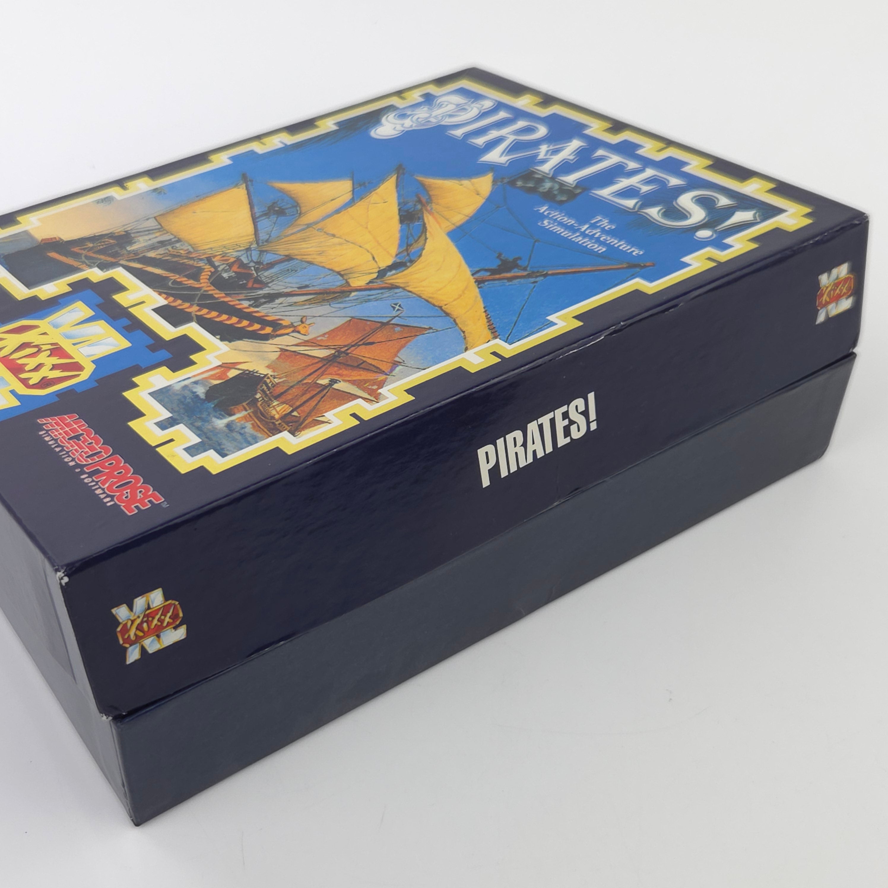 Amiga Spiel Pirates Big Box OVP KIXX 1990 CBM Disk PAL