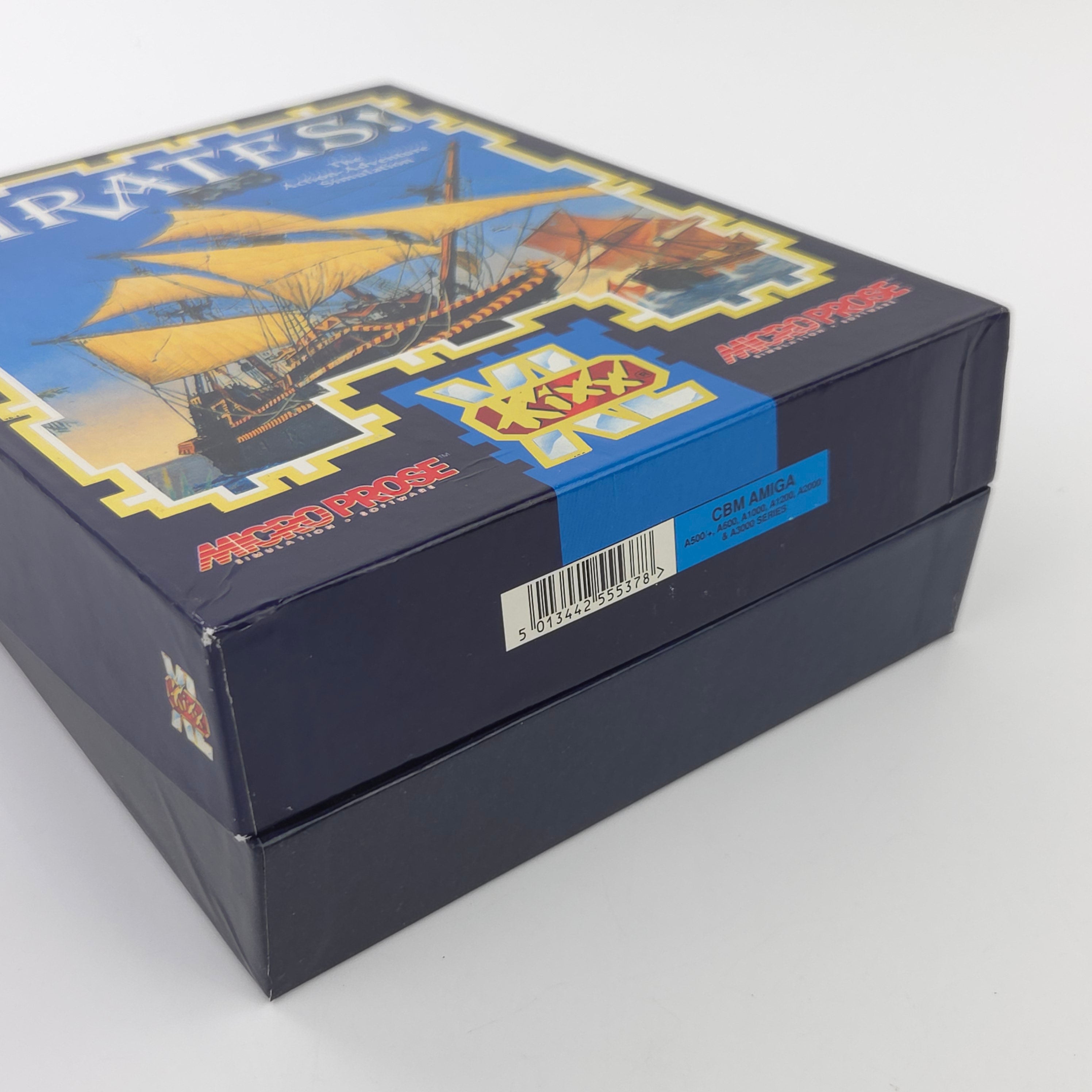Amiga Spiel Pirates Big Box OVP KIXX 1990 CBM Disk PAL