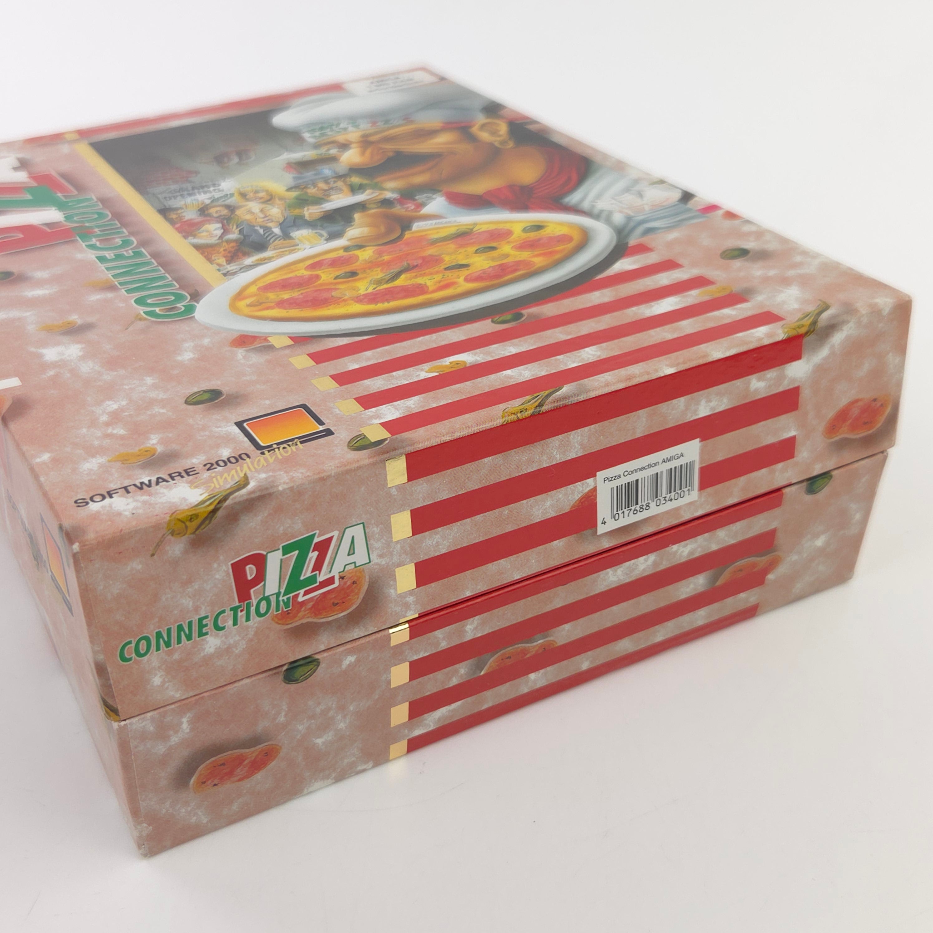 Amiga Spiel Pizza Connection Big Box OVP CBM Disk PAL