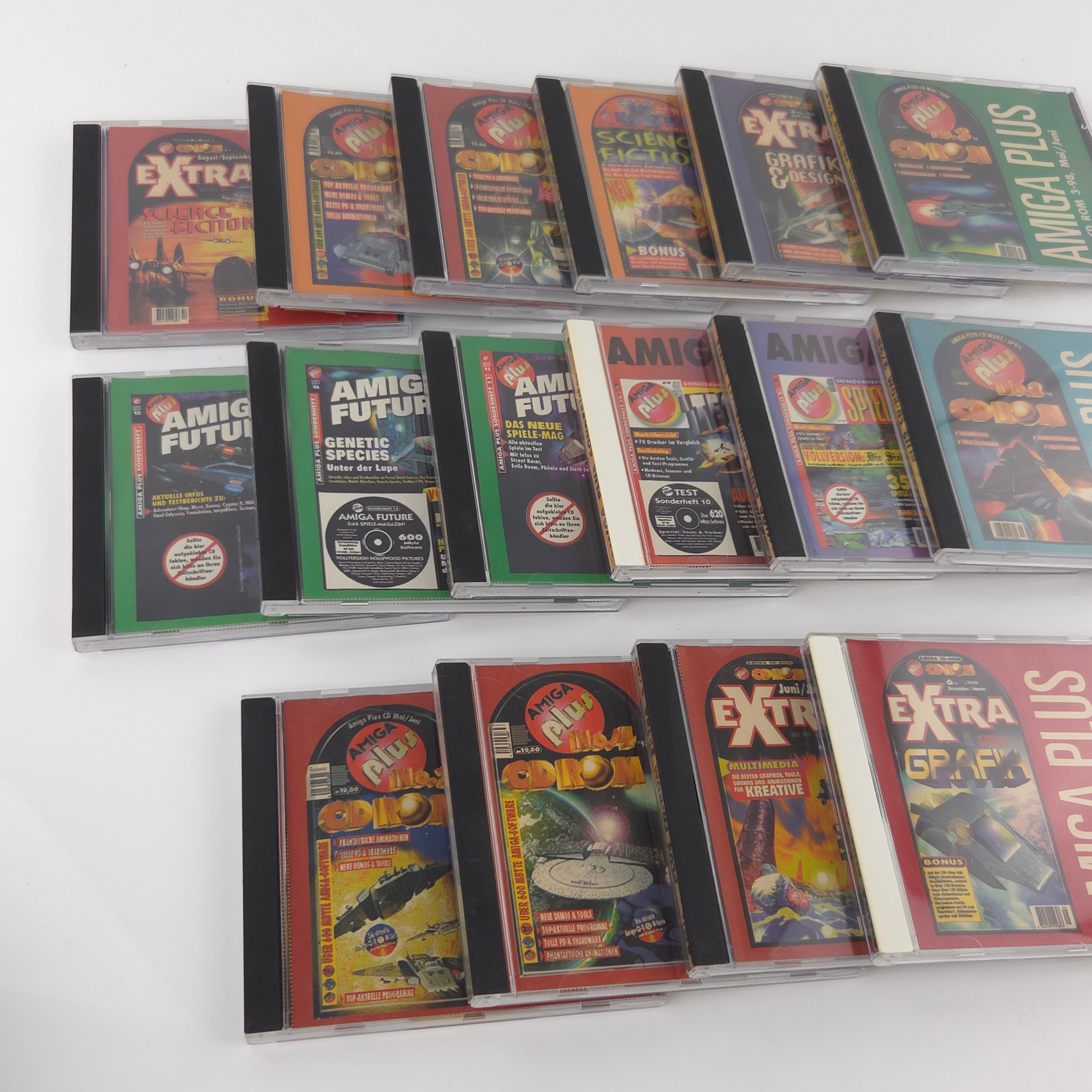 Commodore Amiga Spiel – PLUS CD Konvolut (16 CDs)