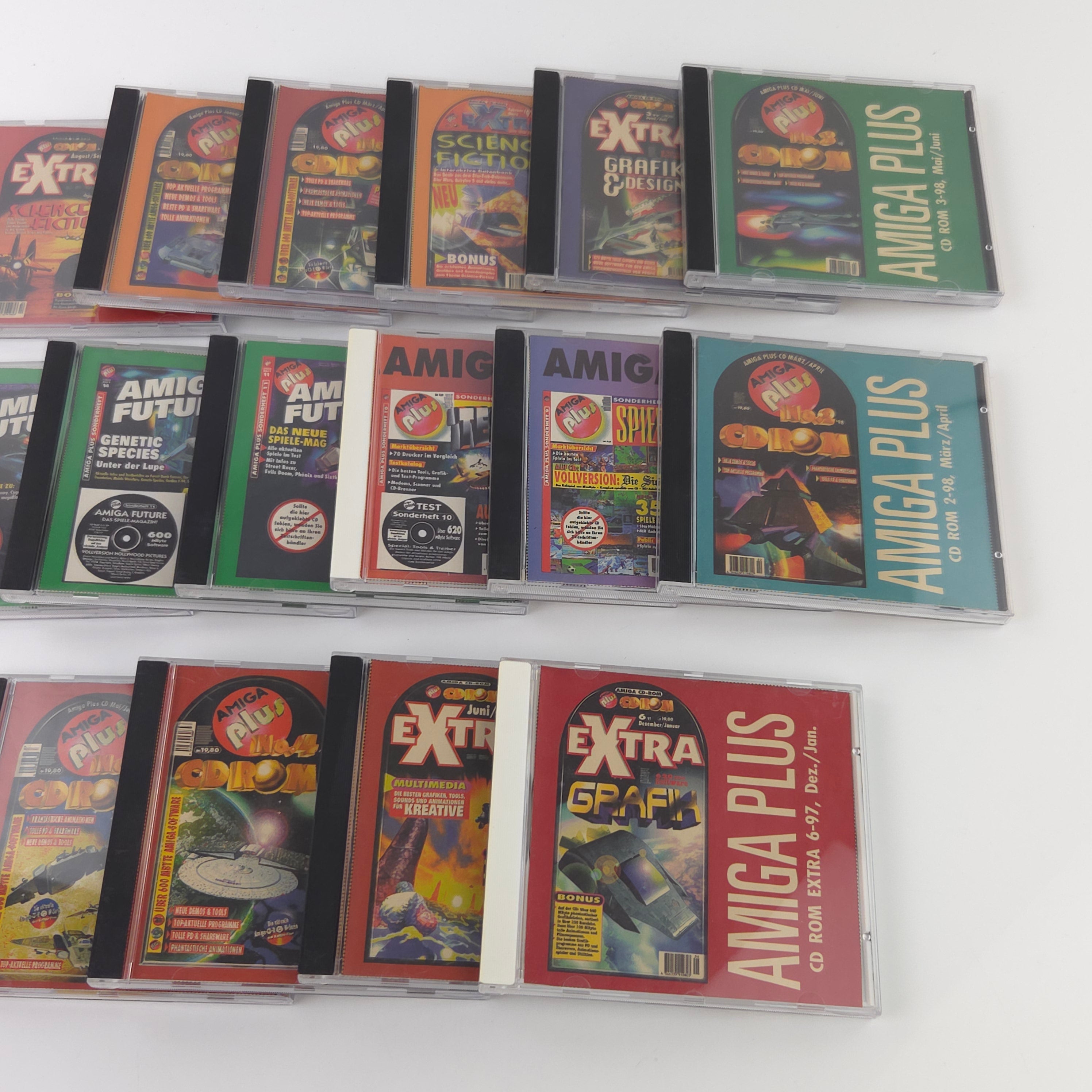 Commodore Amiga Spiel – PLUS CD Konvolut (16 CDs)