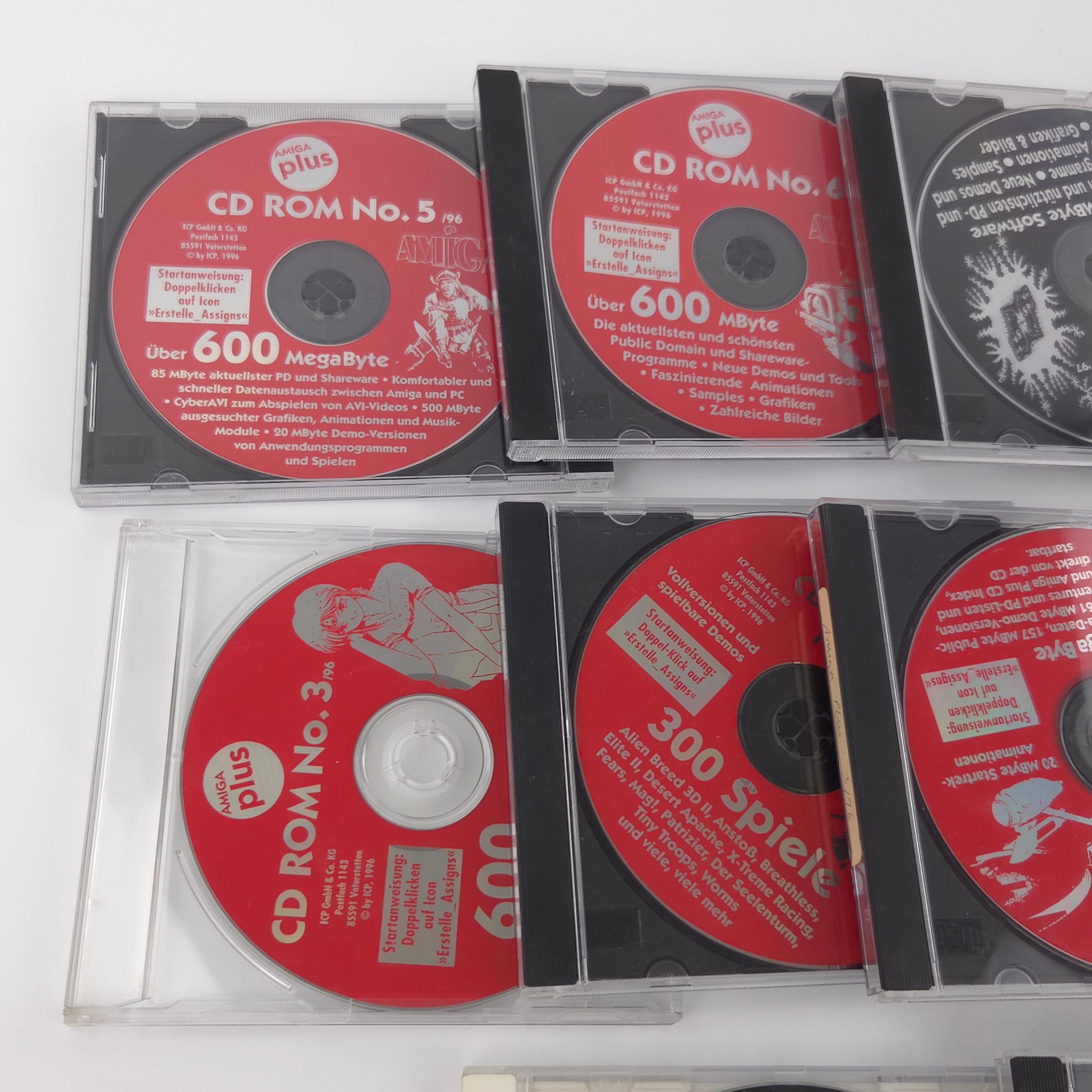 Commodore Amiga Software – PLUS CD-ROM Konvolut