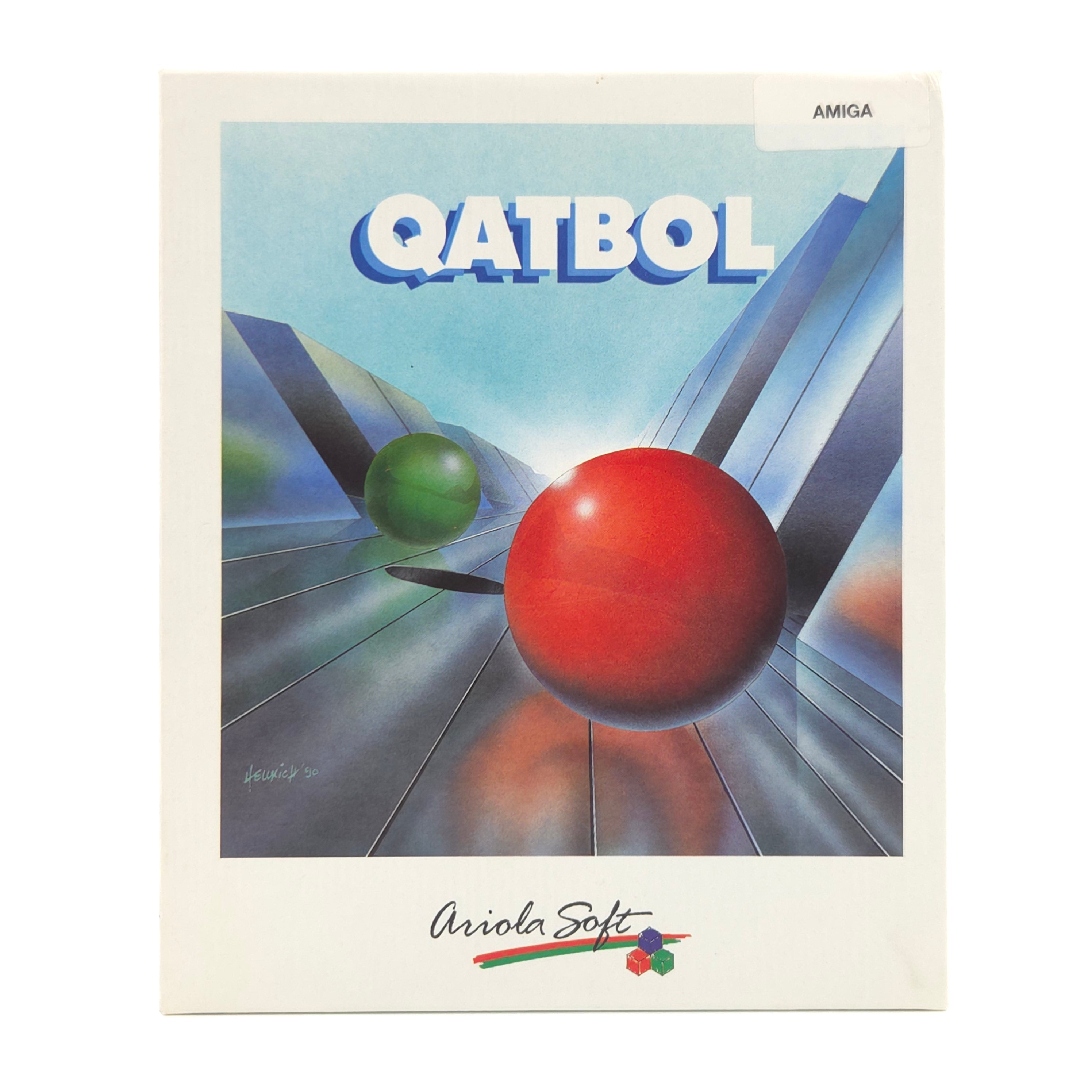 Commodore Amiga Spiel – Qatbol (OVP CIB PAL)