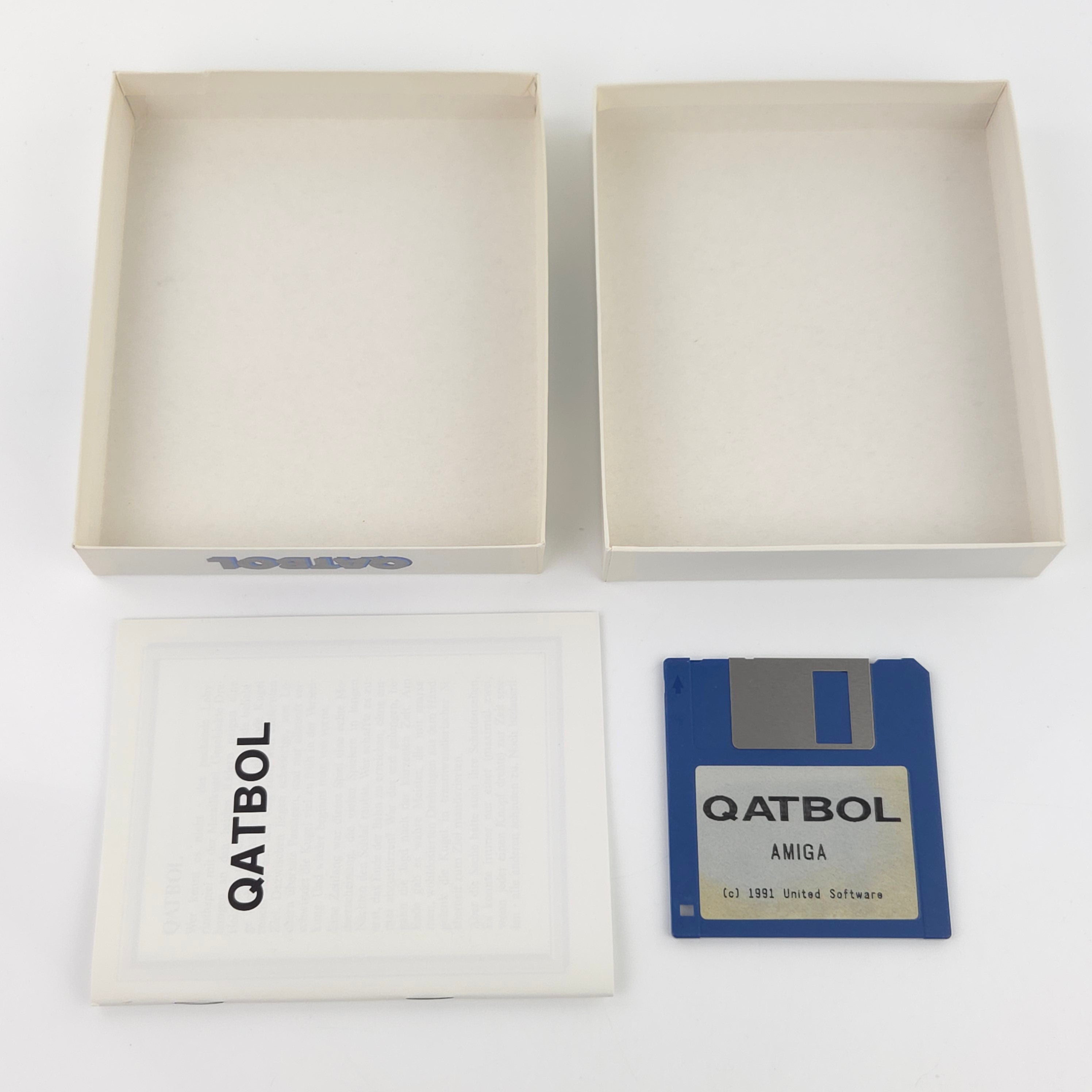 Commodore Amiga Spiel – Qatbol (OVP CIB PAL)