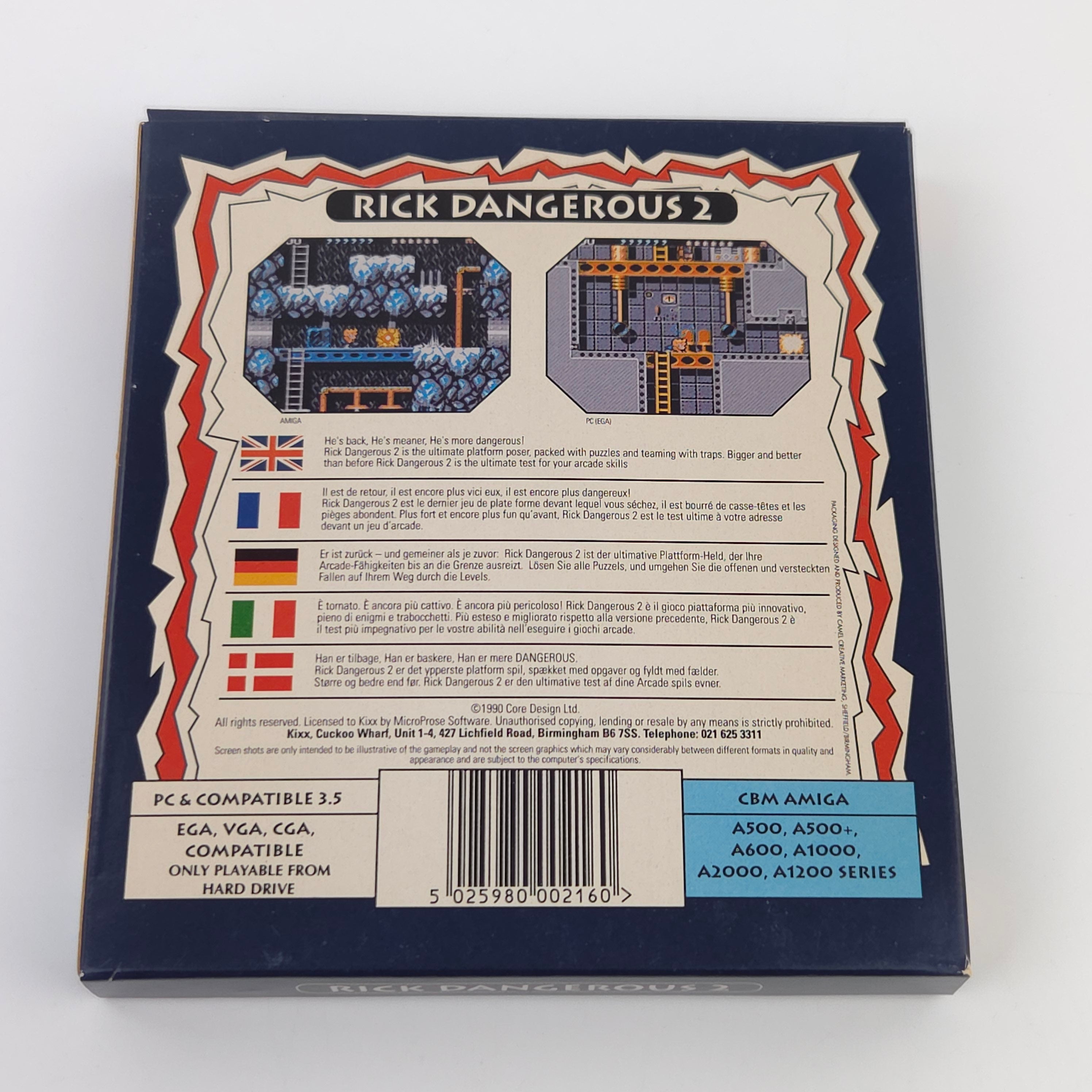Commodore Amiga Spiel – Rick Dangerous 2 (OVP)