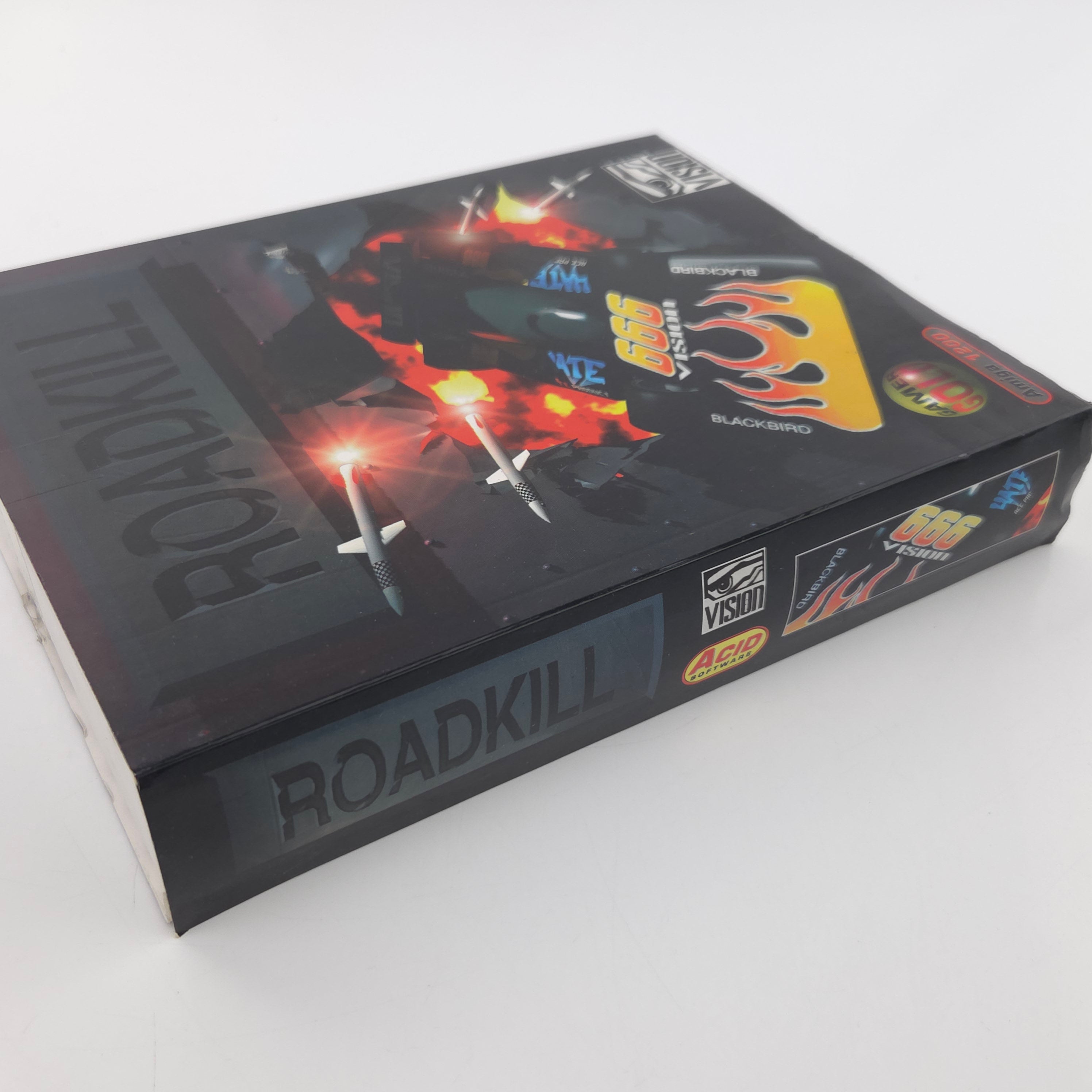 Commodore Amiga Spiel Roadkill Big Box OVP PAL Vision