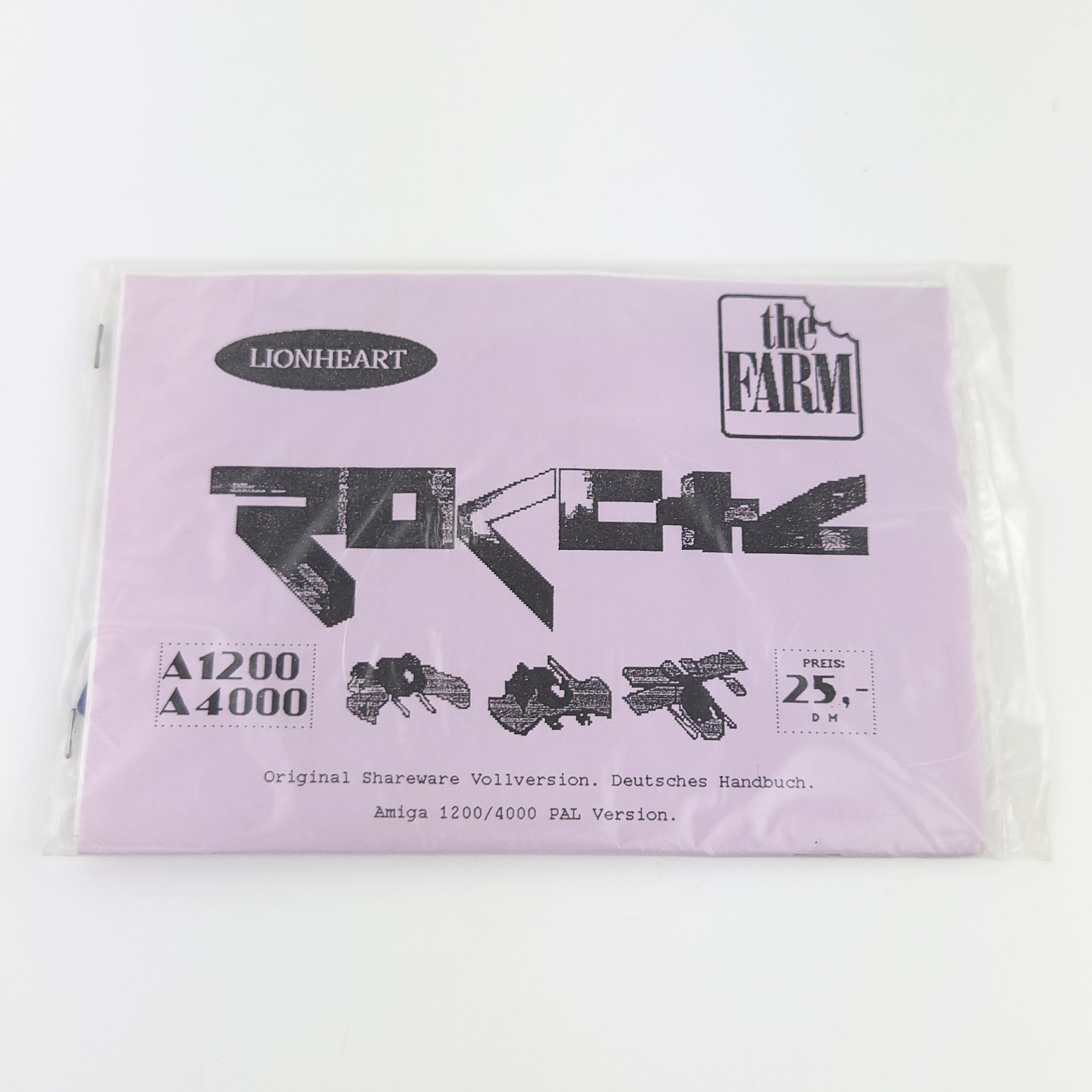 Amiga Spiel Rocketz OVP PAL DISK A1200 A4000 CBM