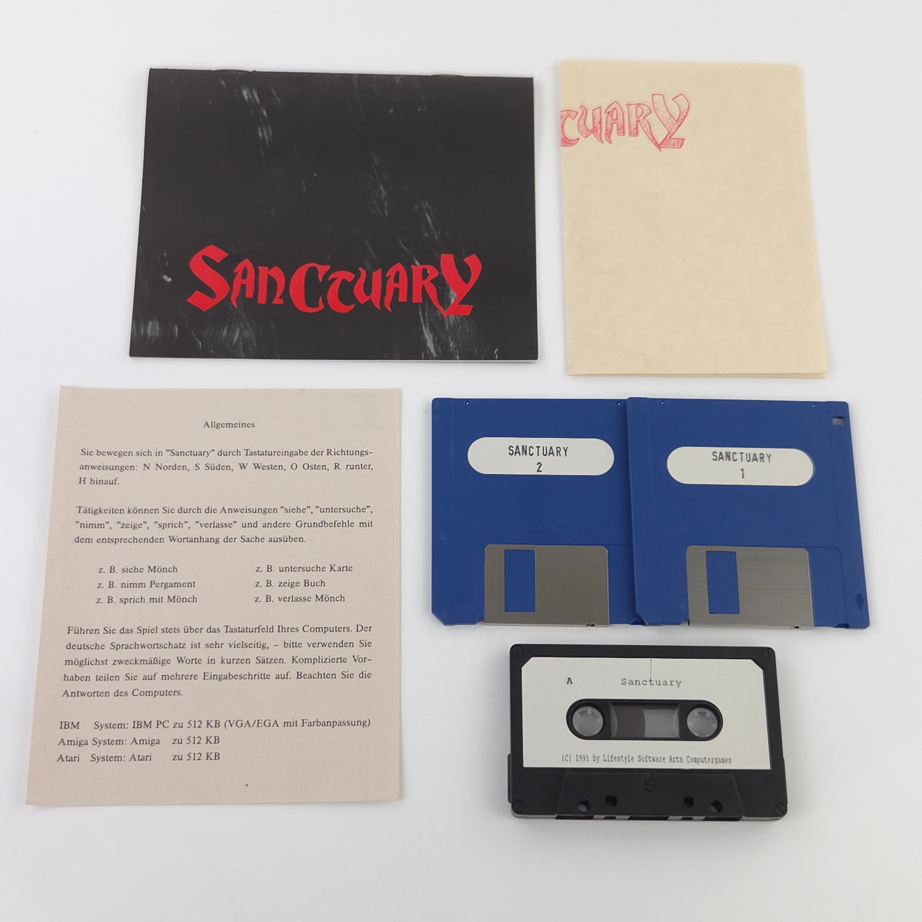Commodore Amiga Spiel – Sanctuary (OVP PAL)