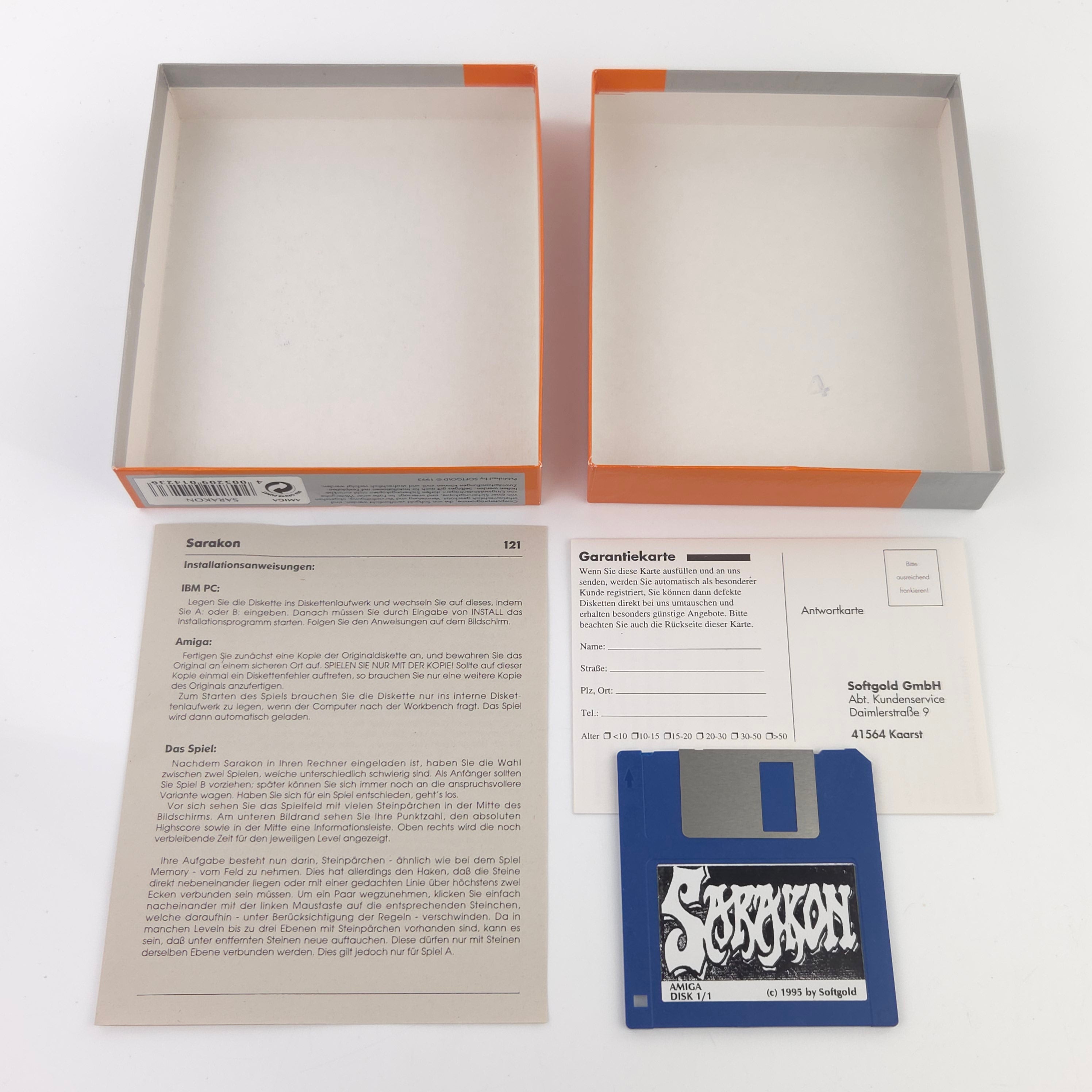 Commodore Amiga Spiel – Sarakon (OVP PAL)