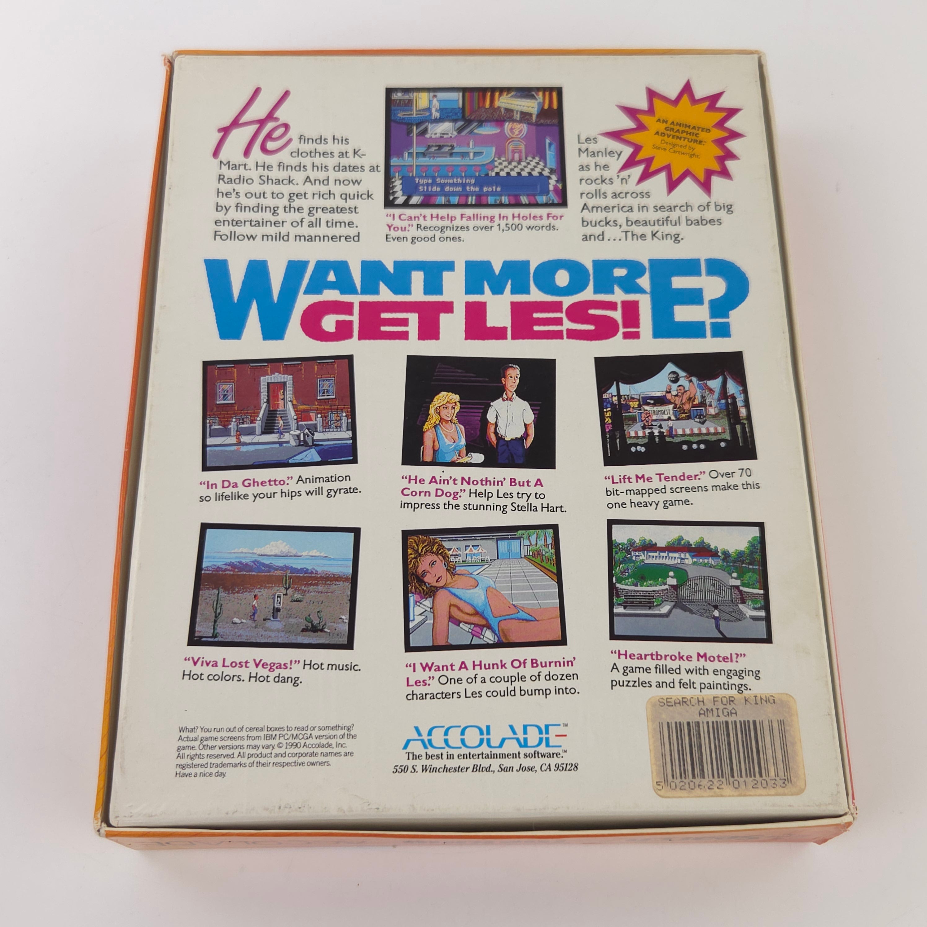 Amiga Spiel Search for the King Accolade Big Box OVP PAL