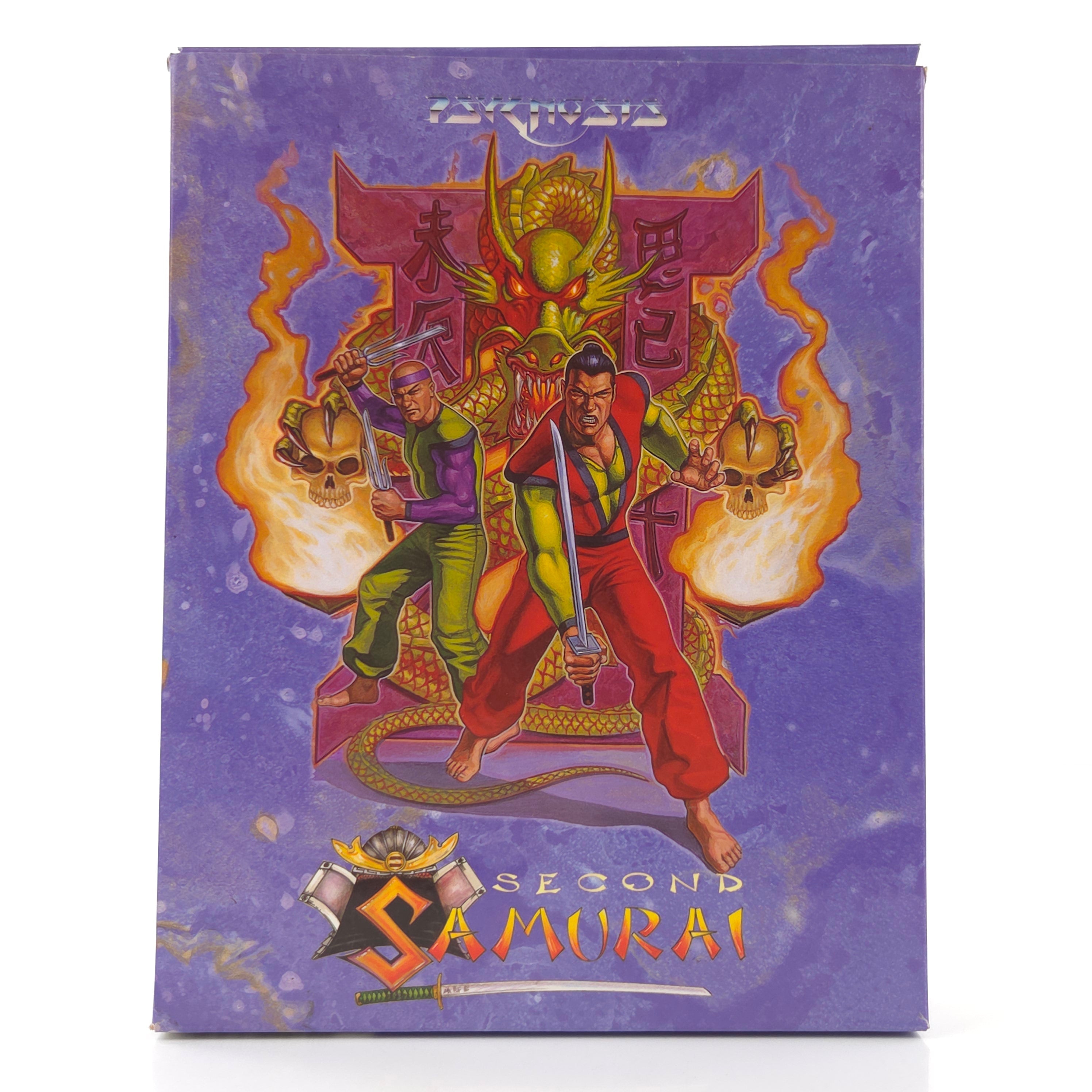 Amiga Spiel Second Samurai Big Box OVP CBM PAL Psygnosis