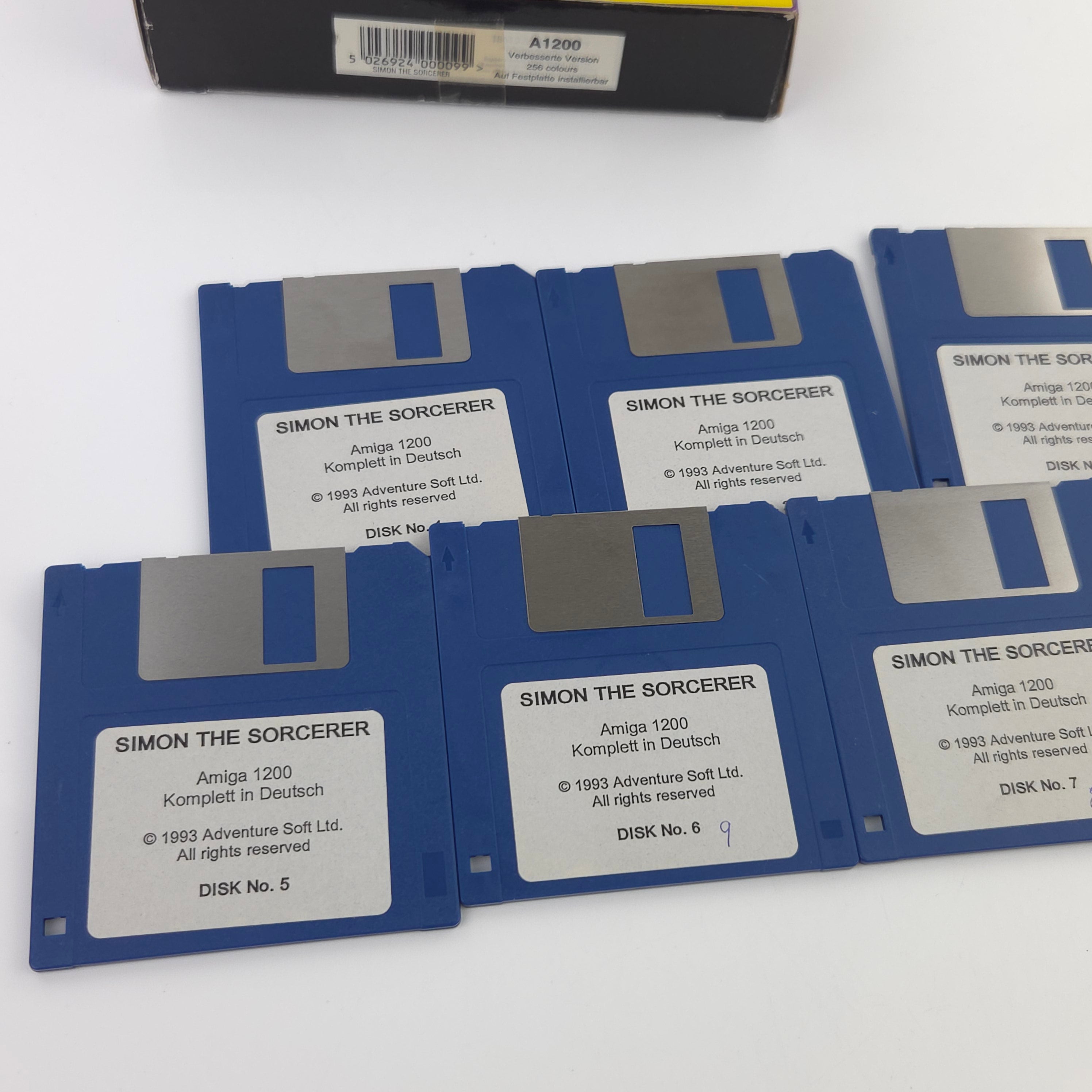 Amiga Spiel Simon the Sorcerer Big Box OVP CBM PAL 1993