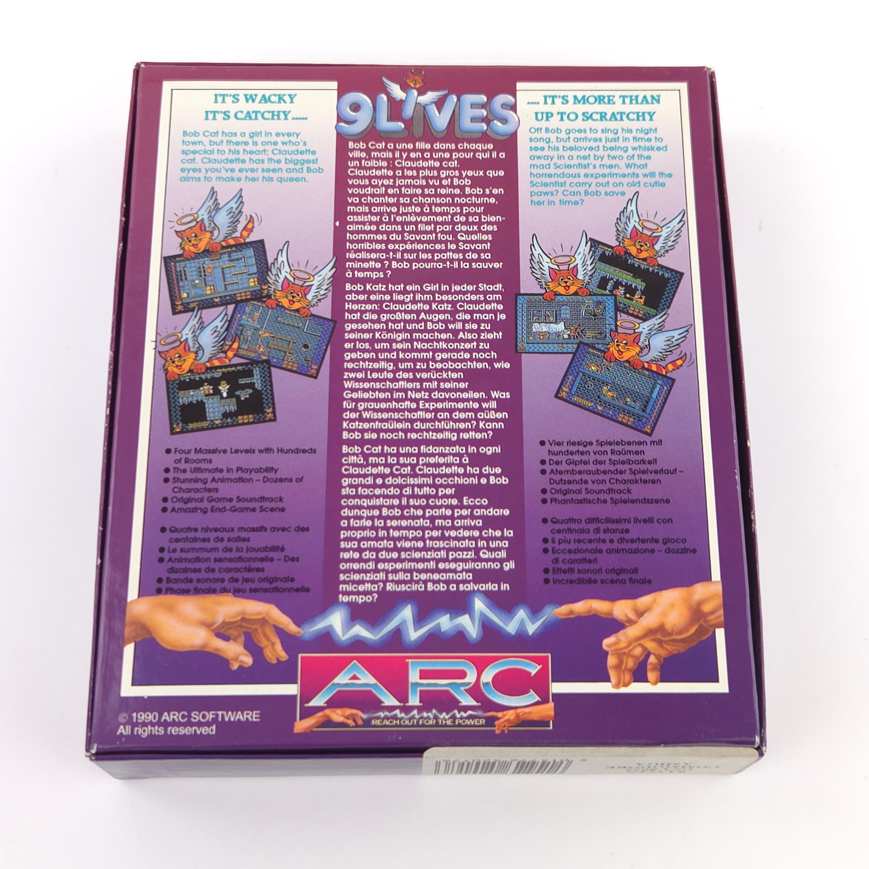 Commodore Amiga Spiel – 9 Lives (OVP PAL)