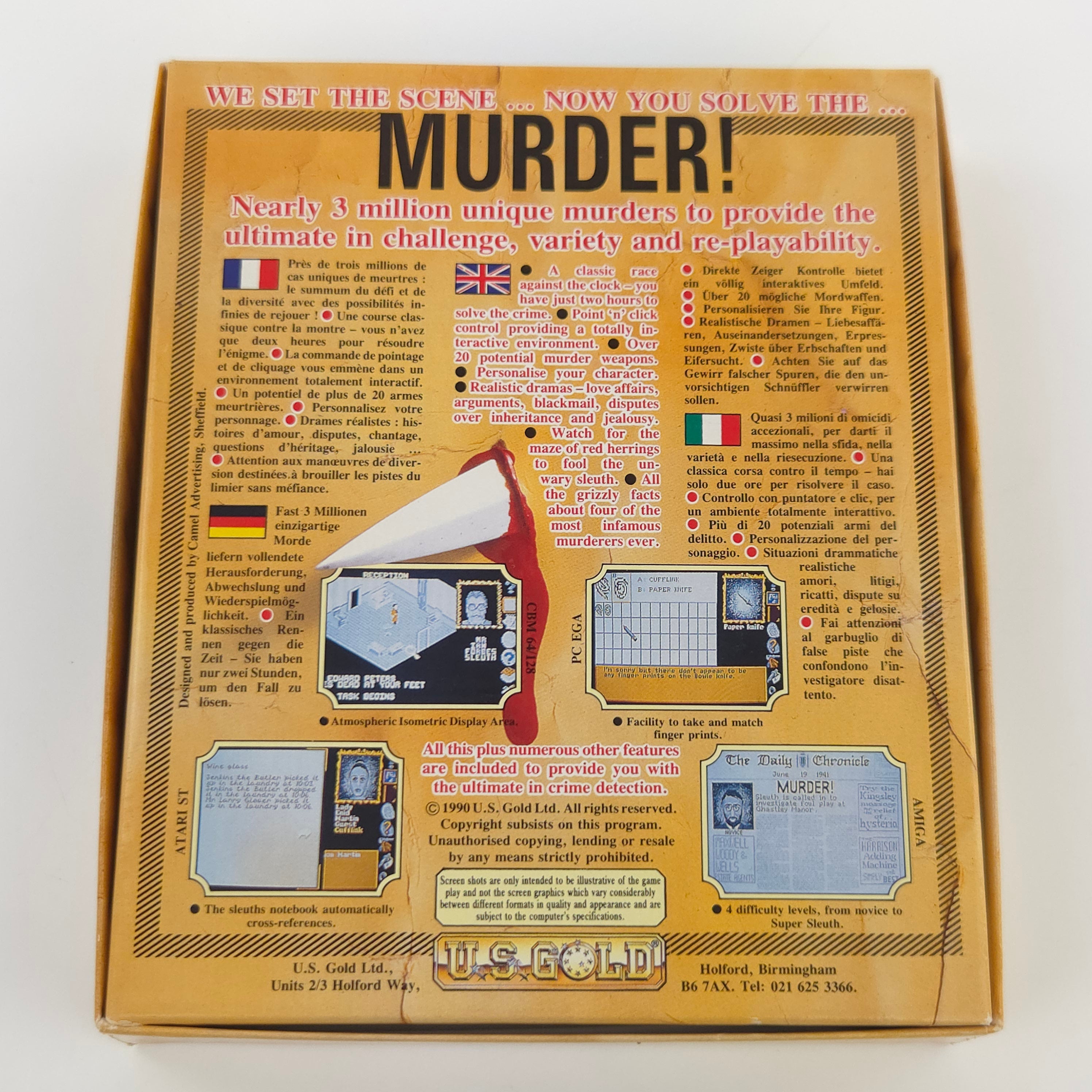 Commodore Amiga Spiel – Murder (OVP PAL)