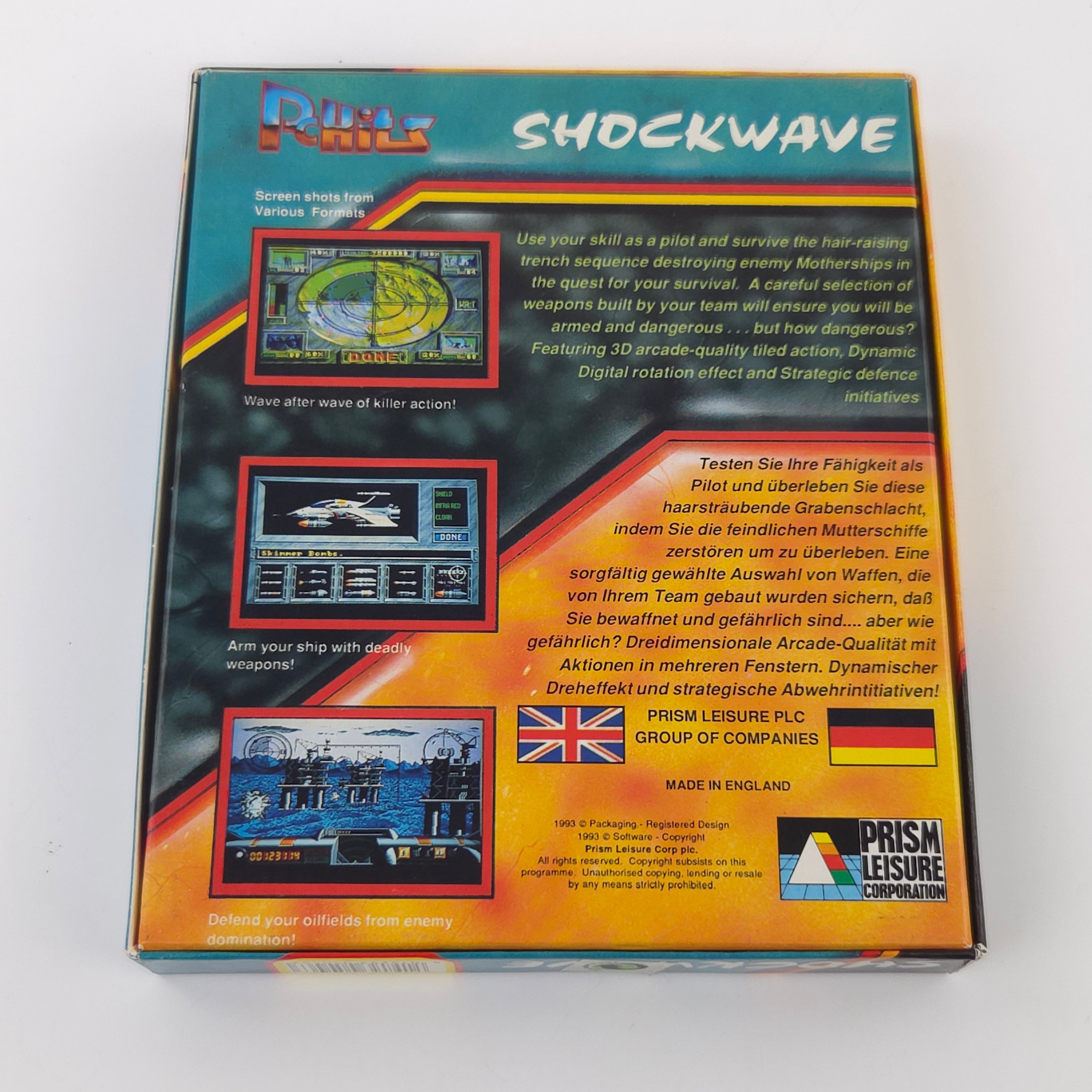 Commodore Amiga Spiel – Shock Wave (OVP PAL)