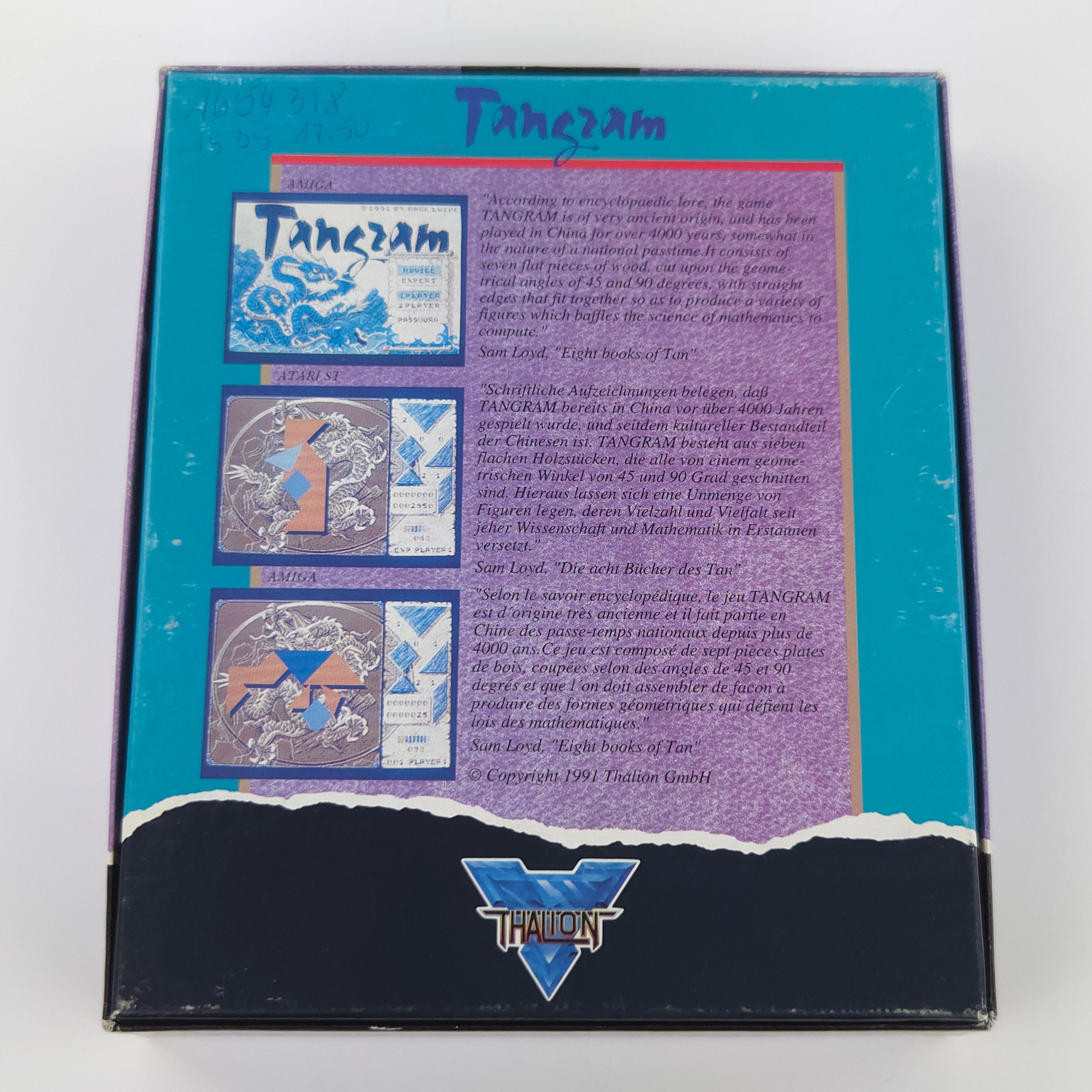 Commodore Amiga Spiel – Tangram (OVP PAL)