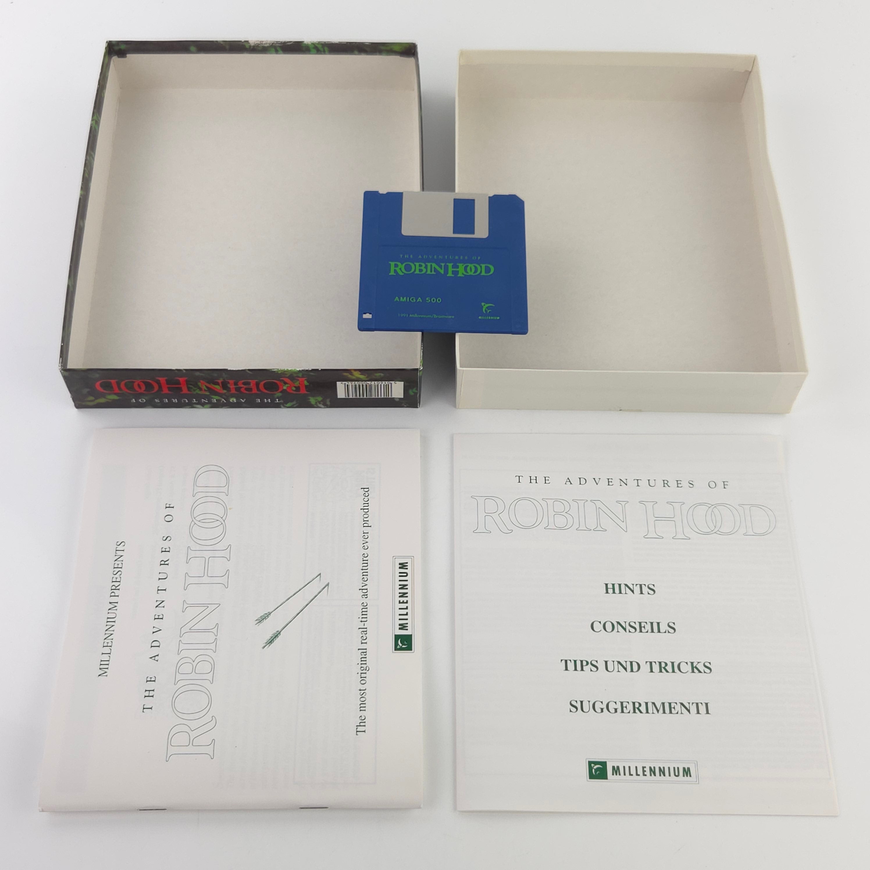 Amiga Spiel Adventures of Robin Hood CBM Big Box OVP PAL
