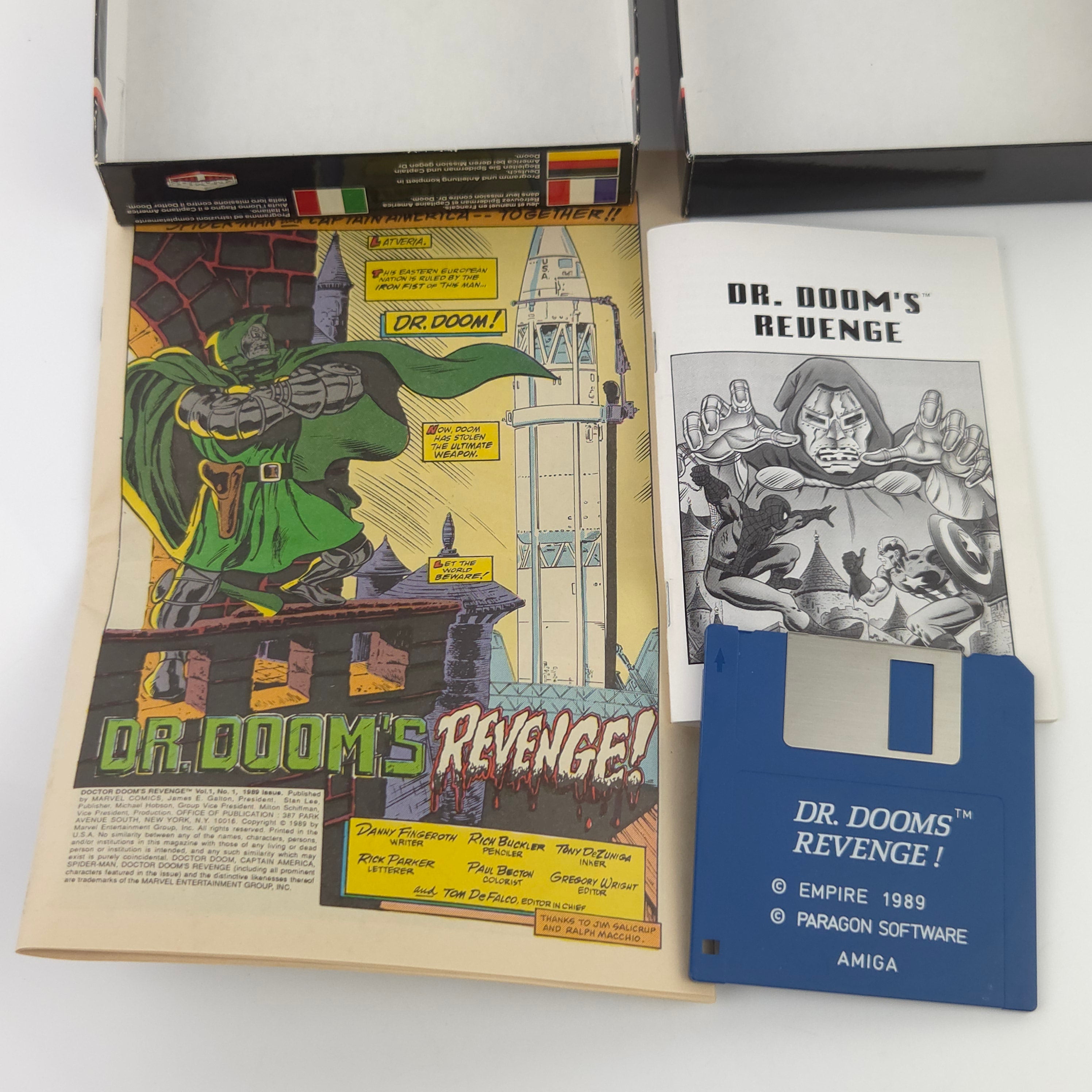 Commodore Amiga Spiel – Spider-Man & Captain America