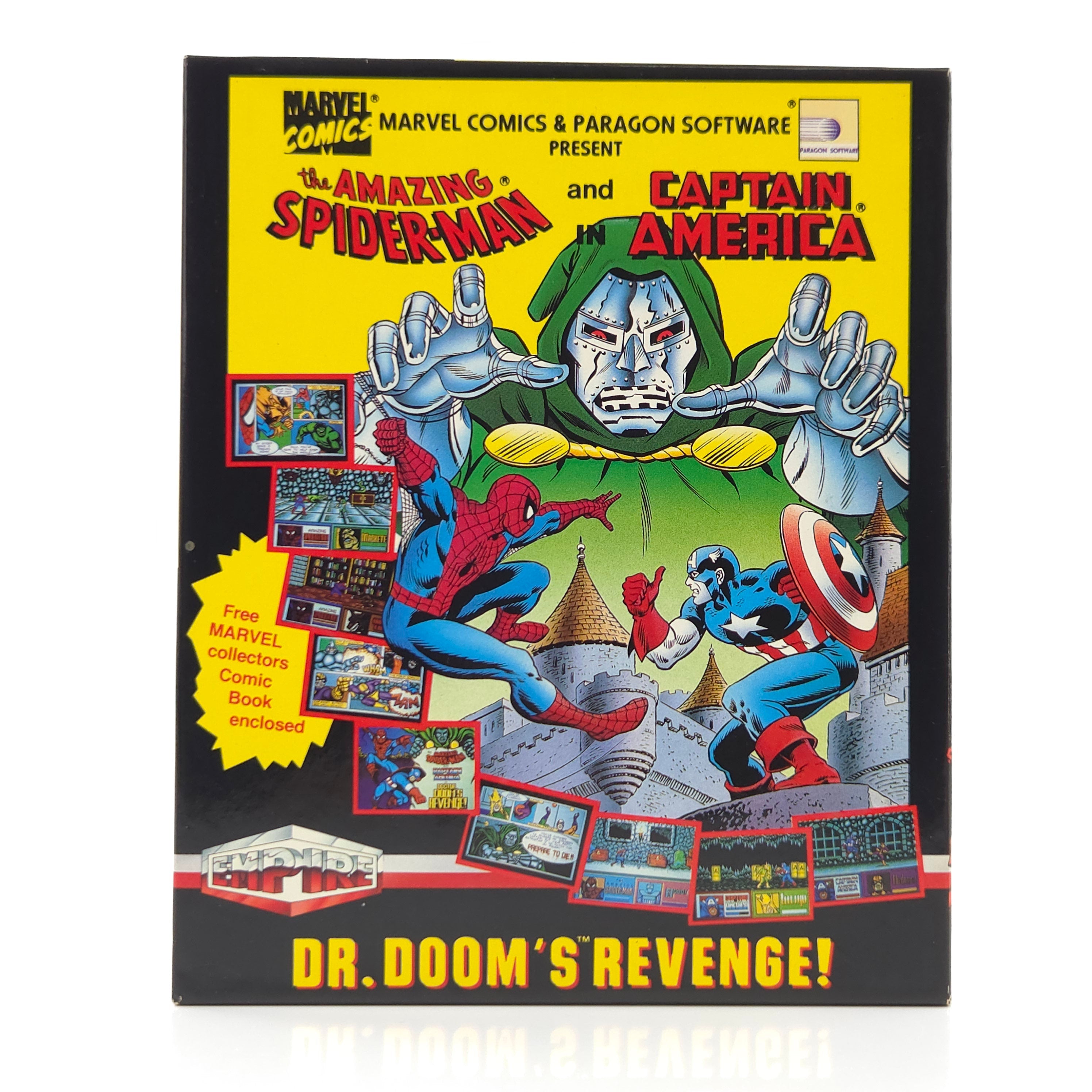 Commodore Amiga Spiel – Spider-Man & Captain America