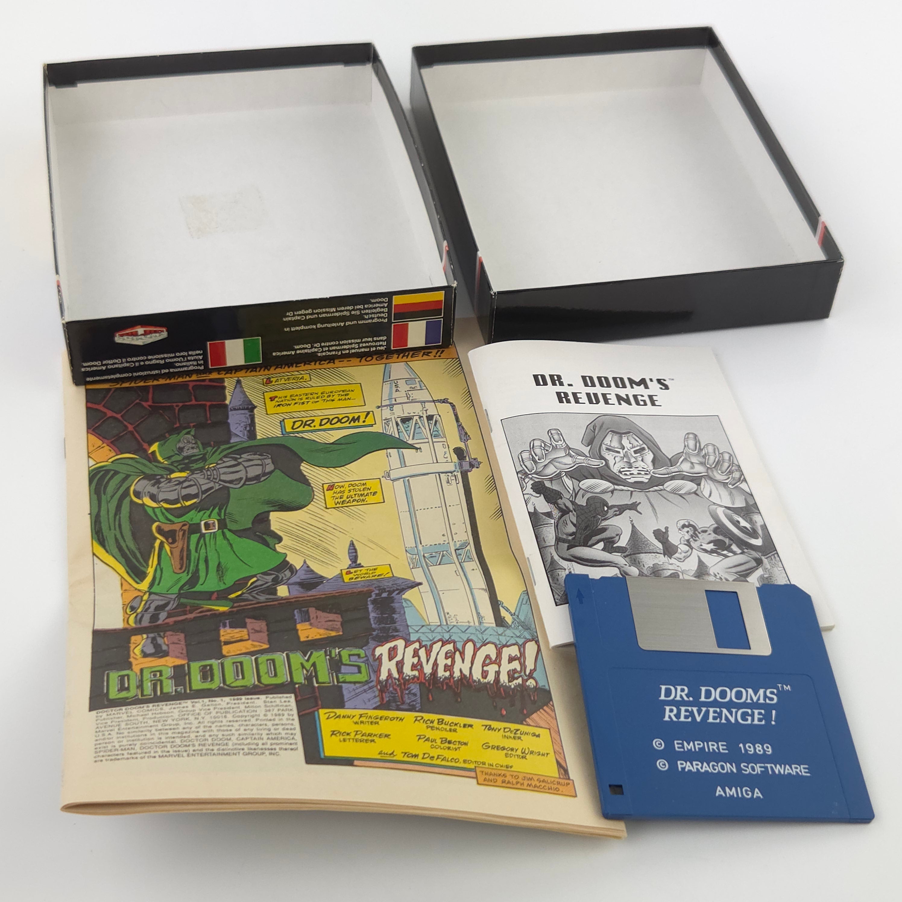 Commodore Amiga Spiel – Spider-Man & Captain America