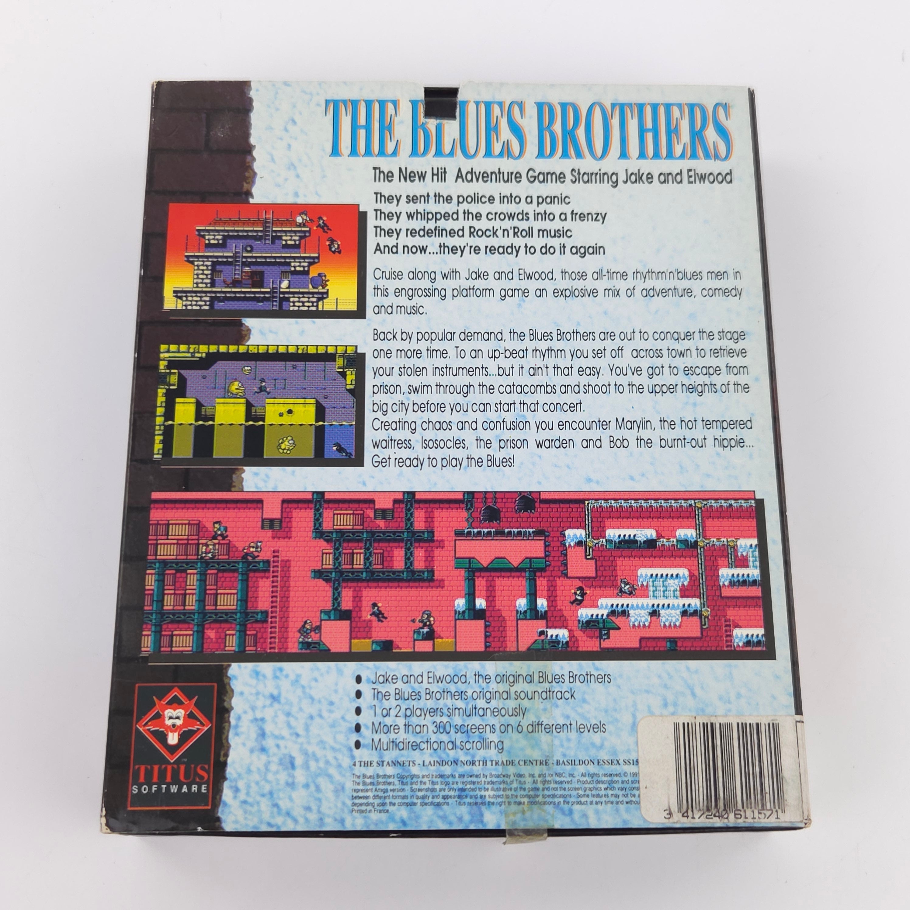 Commodore Amiga Spiel – The Blues Brothers (OVP)