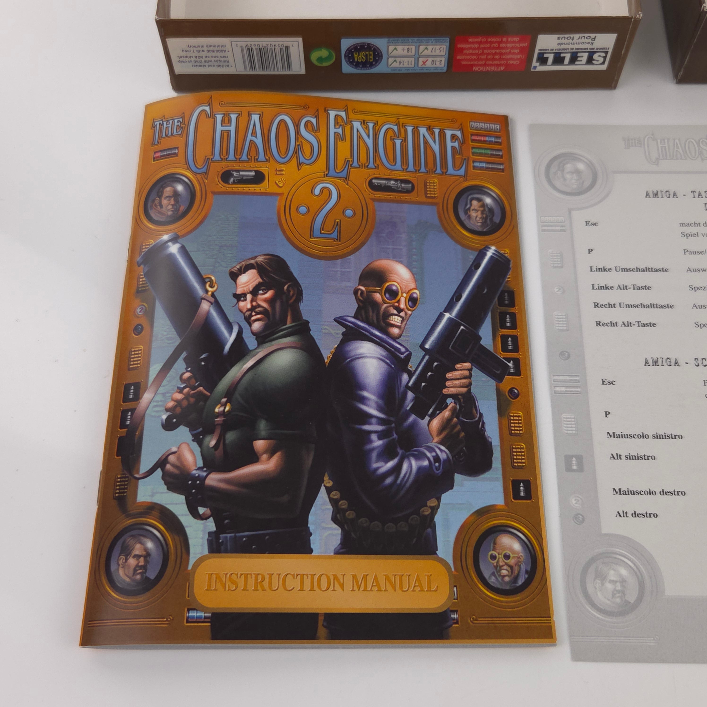 Commodore Amiga Spiel The Chaos Engine 2 Big Box OVP PAL