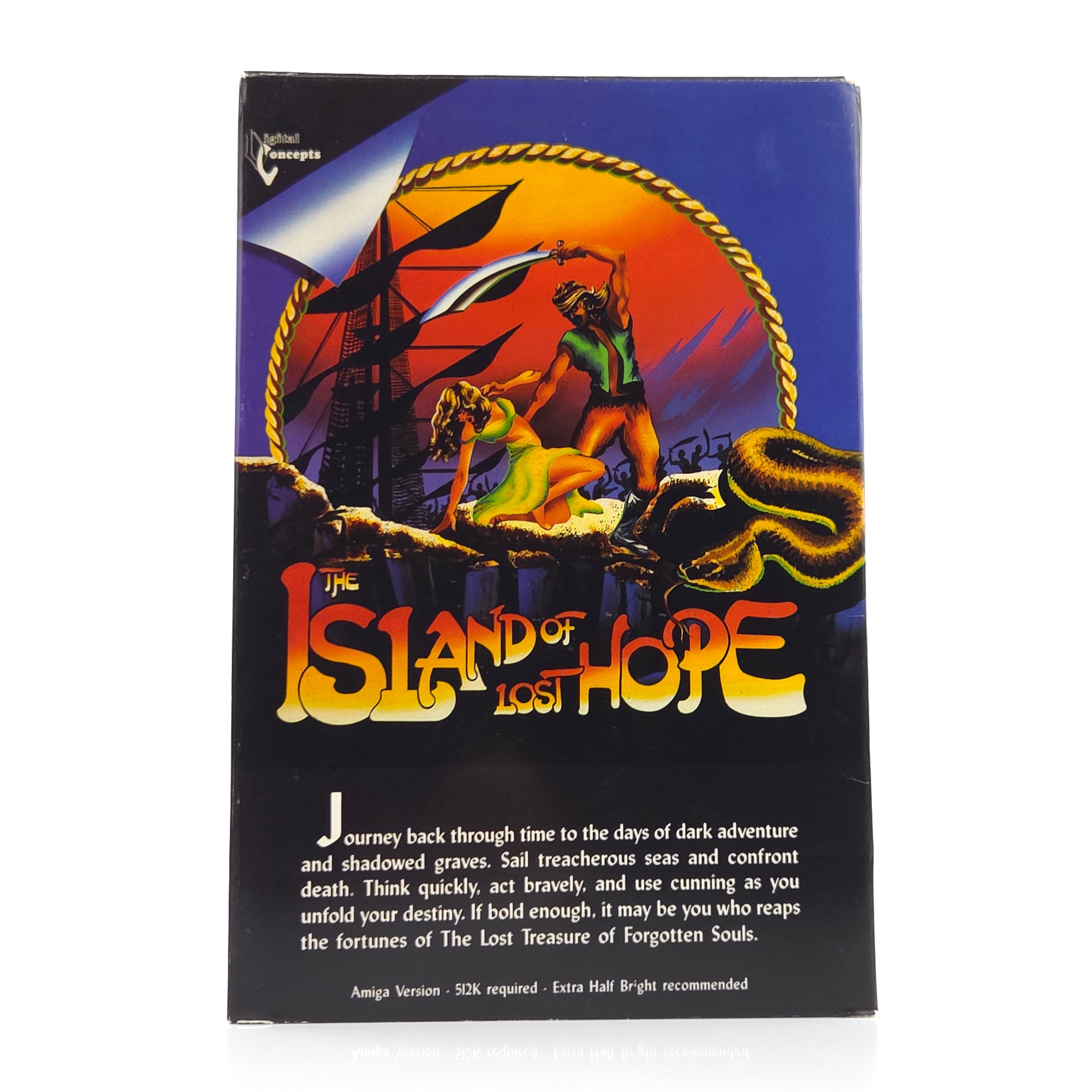 Amiga Spiel Island of Lost Hope Big Box OVP PAL CBM Disk
