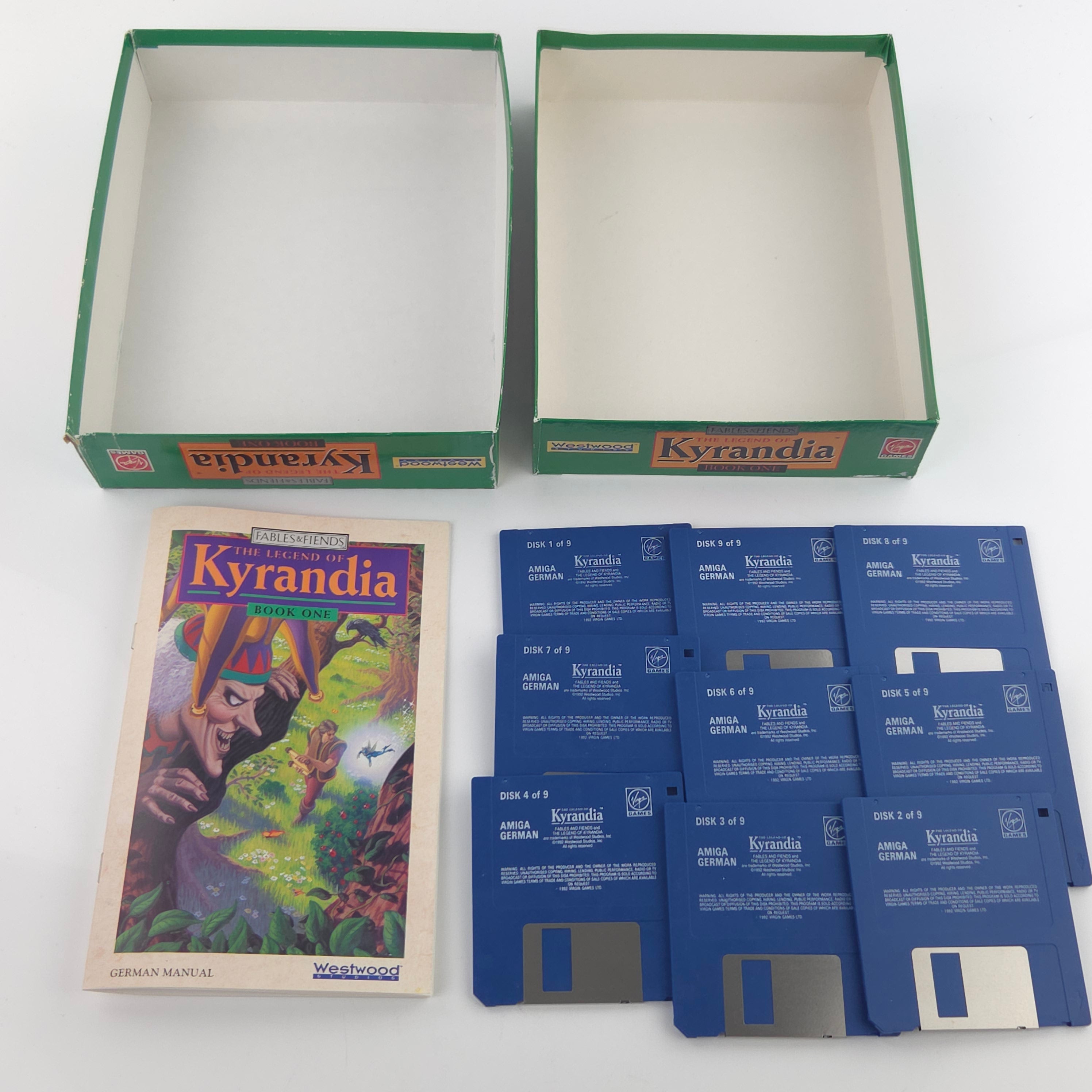 Amiga Spiel Legend of Kyrandia Book One Big Box OVP PAL