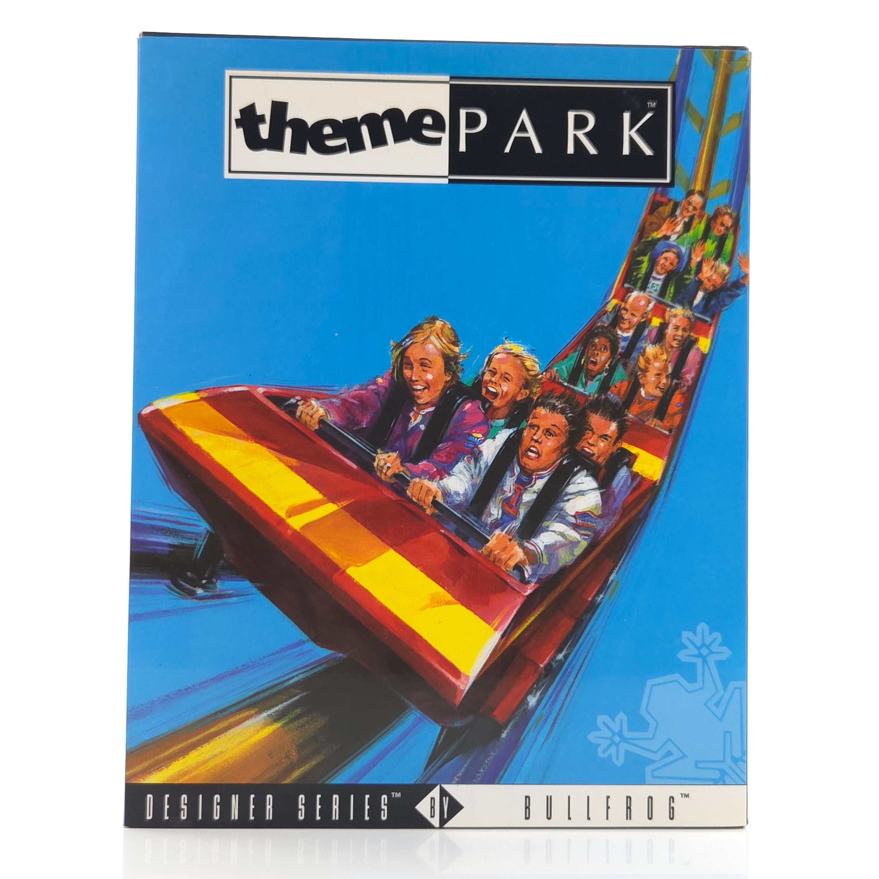 Amiga Spiel Theme Park Big Box OVP Bullfrog PAL Diskette